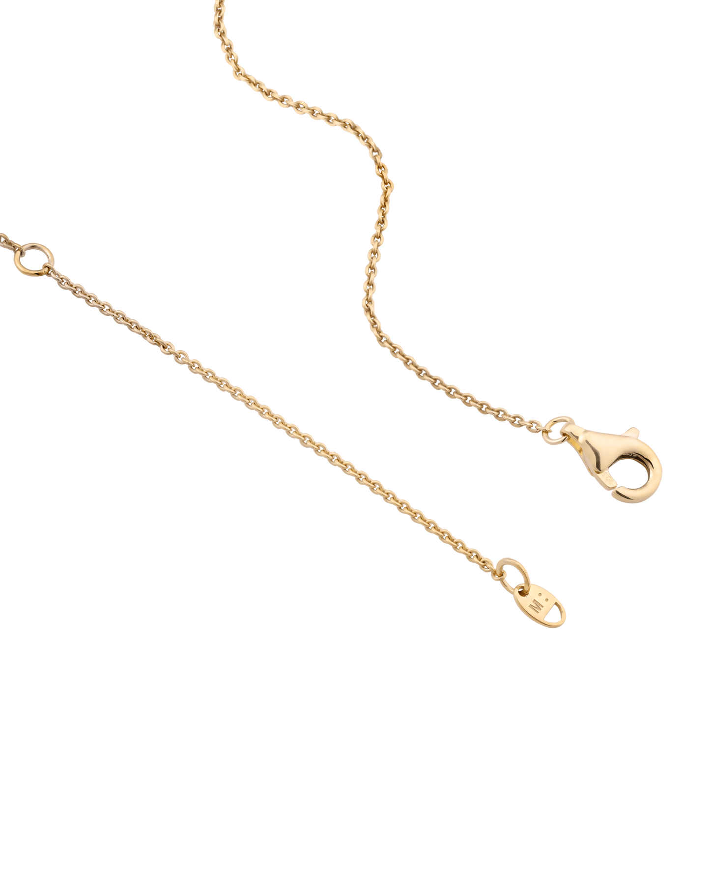 Birthstone Taglet Necklace - 18K Rose Vermeil Necklaces magal-dev