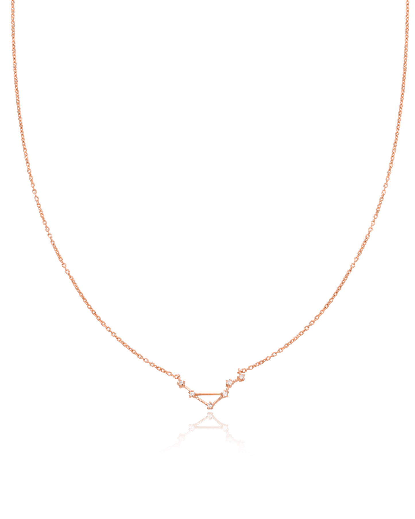 Constellation Necklace with Diamonds - 18K Rose Vermeil Necklaces magal-dev