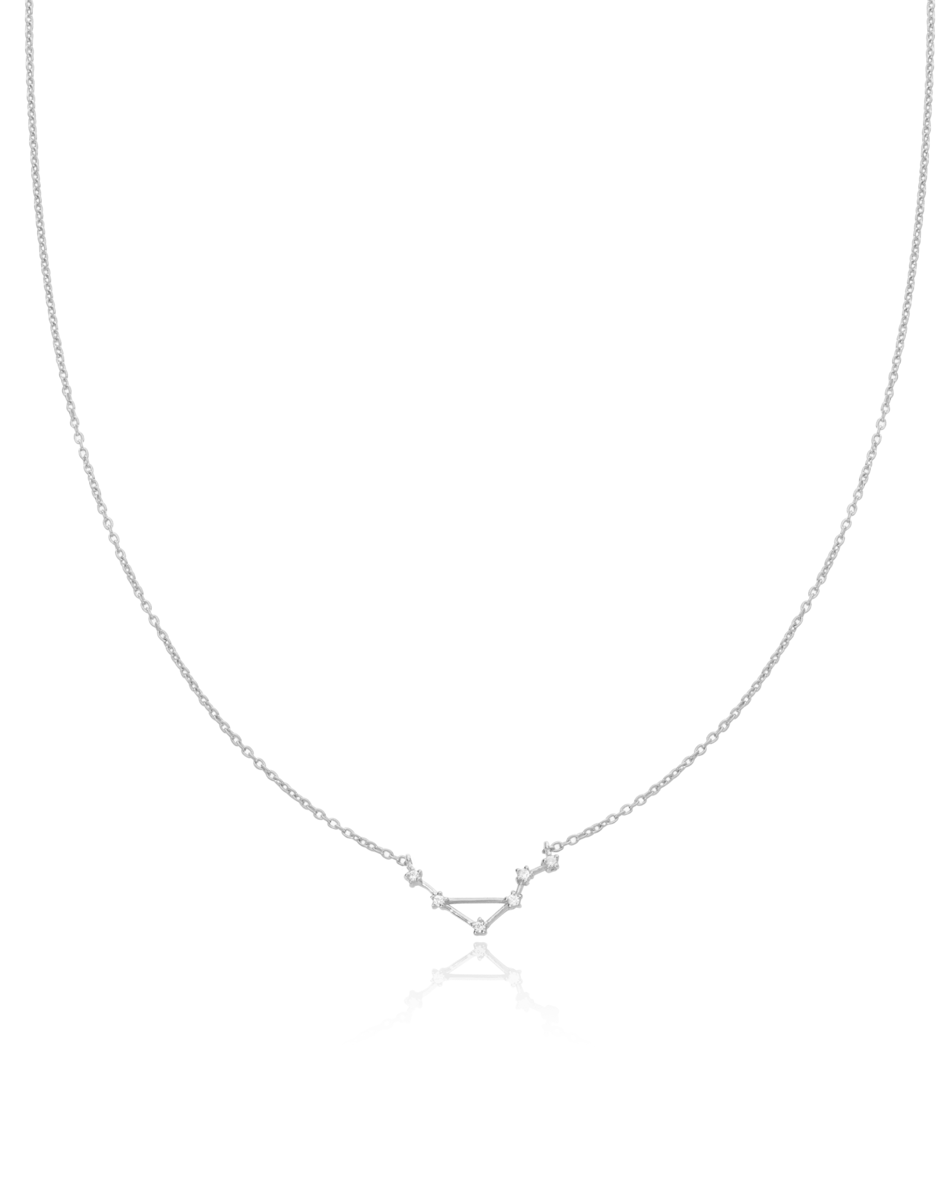 Single Constellation Necklace with Diamonds - 925 Sterling Silver Necklaces magal-dev