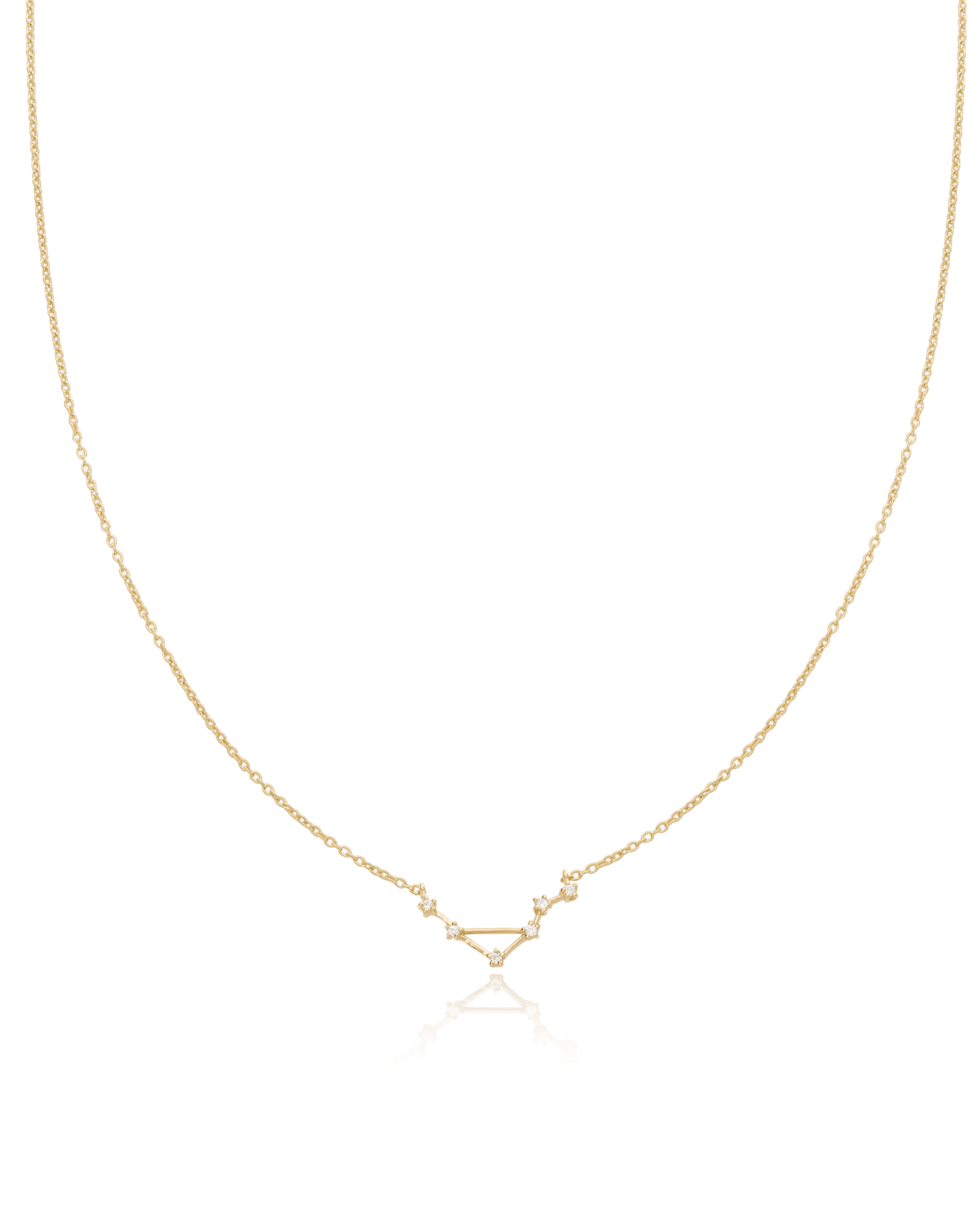 Collier Constellation avec diamants - Or Rose Plaqué 18 carats Necklaces magal-dev