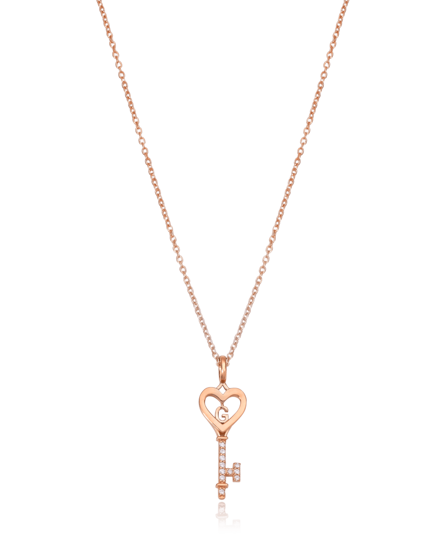 Key To My Heart - 925 Sterling Silver Necklaces magal-dev