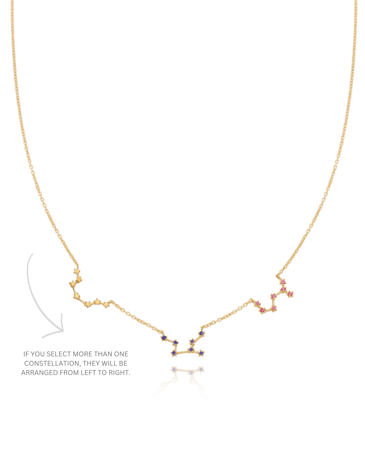 Constellation Birthstone Necklace - 18K Gold Vermeil Necklaces magal-dev