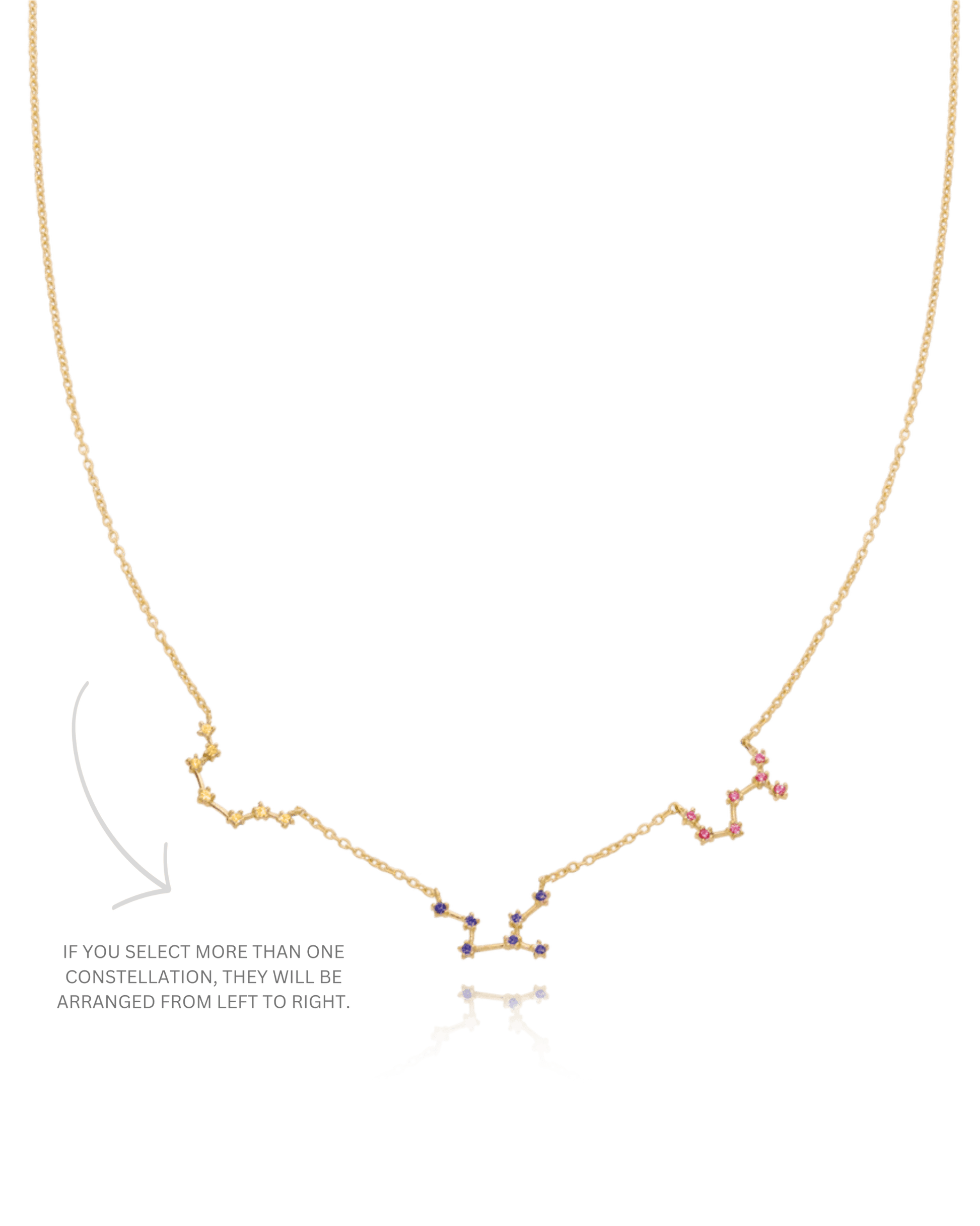 Constellation Birthstone Necklace - 18K Gold Vermeil Necklaces magal-dev
