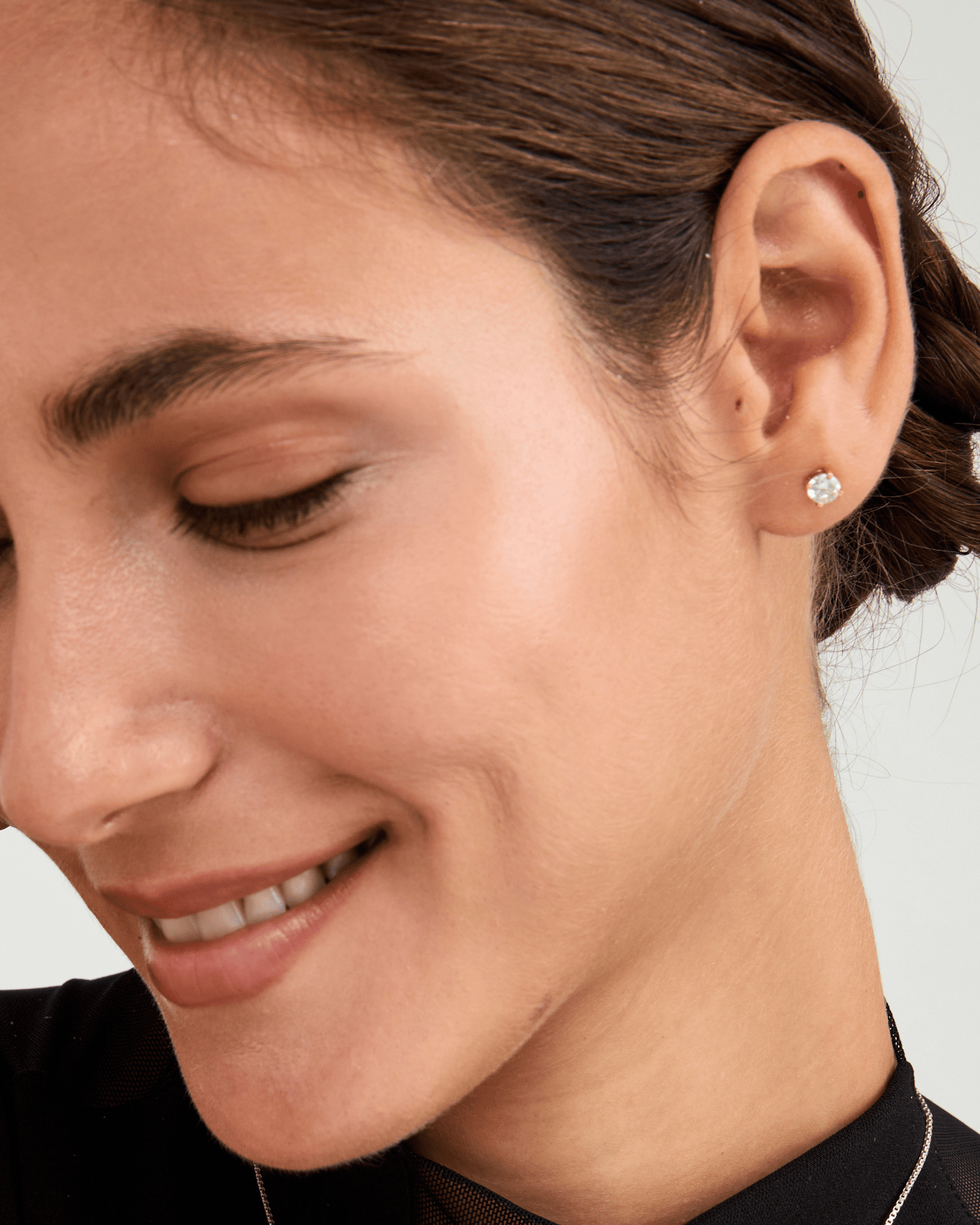 Solitaire Earrings - 925 Sterling Silver Earrings magal-dev