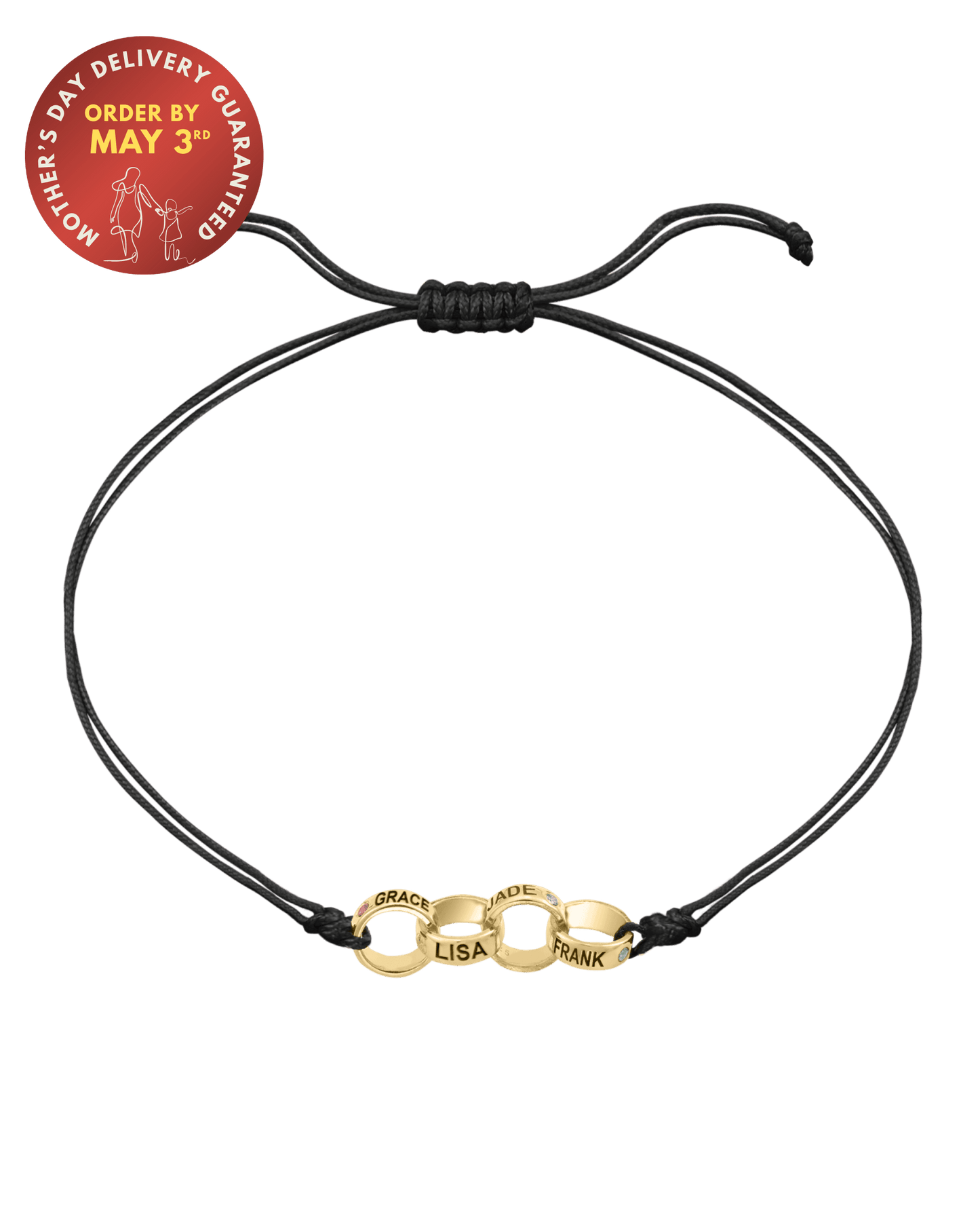 The Engravable Links of Love - 18K Gold Vermeil Bracelets magal-dev