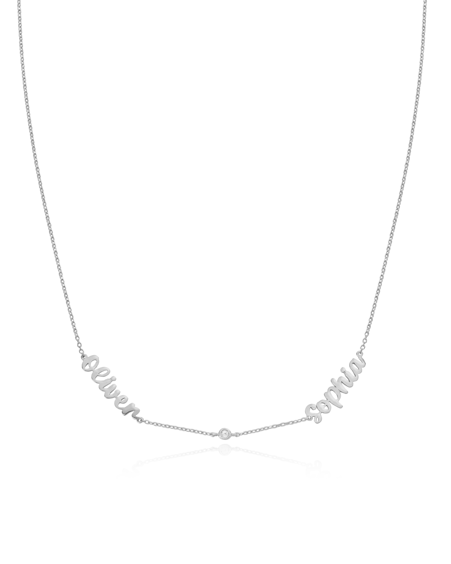 Collier Prénom(s) & Diamants - Or Rose Plaqué 18 carats Necklaces magal-dev