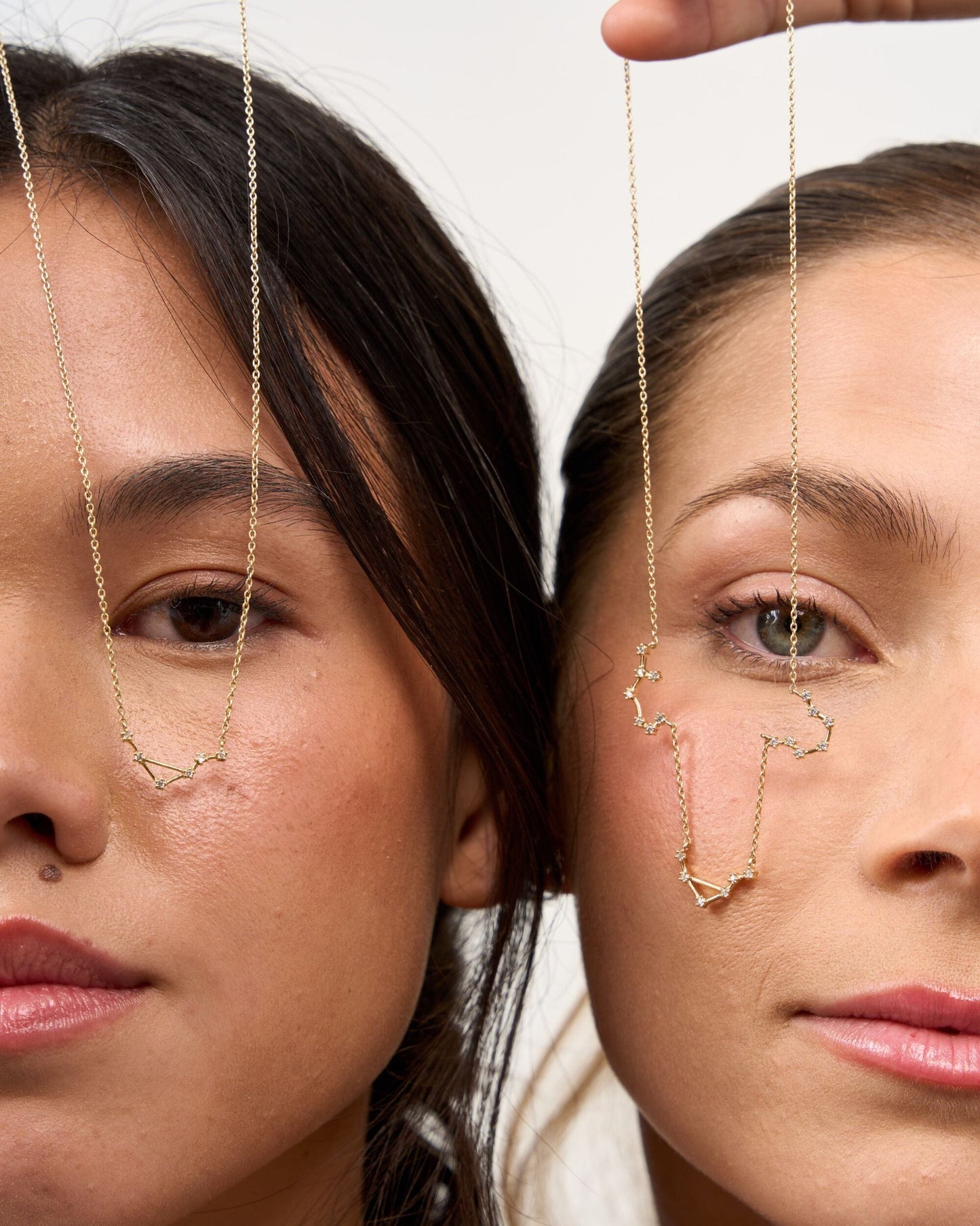 Constellation Necklace with Diamonds - 14K Yellow Gold Necklaces magal-dev