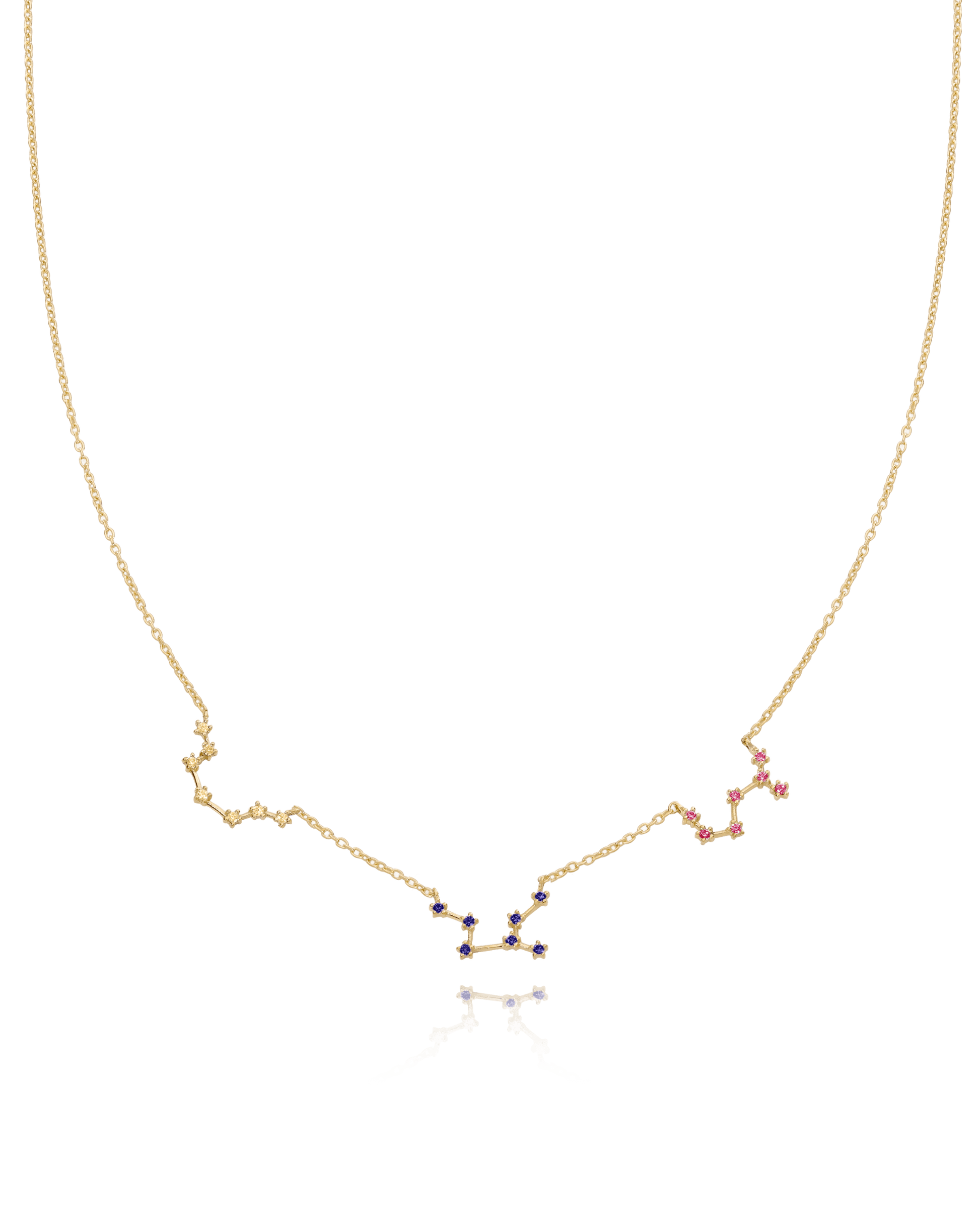 Constellation Birthstone Necklace - 18K Gold Vermeil Necklaces magal-dev 1 Constellation 16"