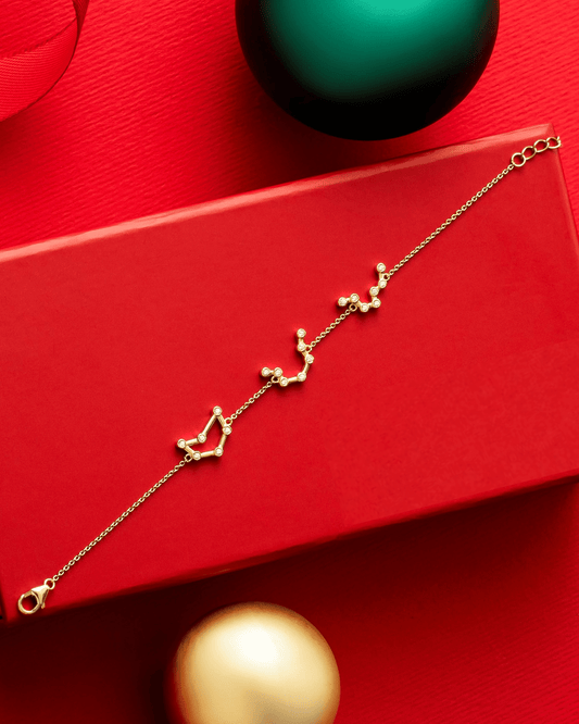 Test Product - Or Jaune PlaquƩ 18 carats Bracelets magal-dev 1 Constellation 15cm + 3cm Extension de chaƮne