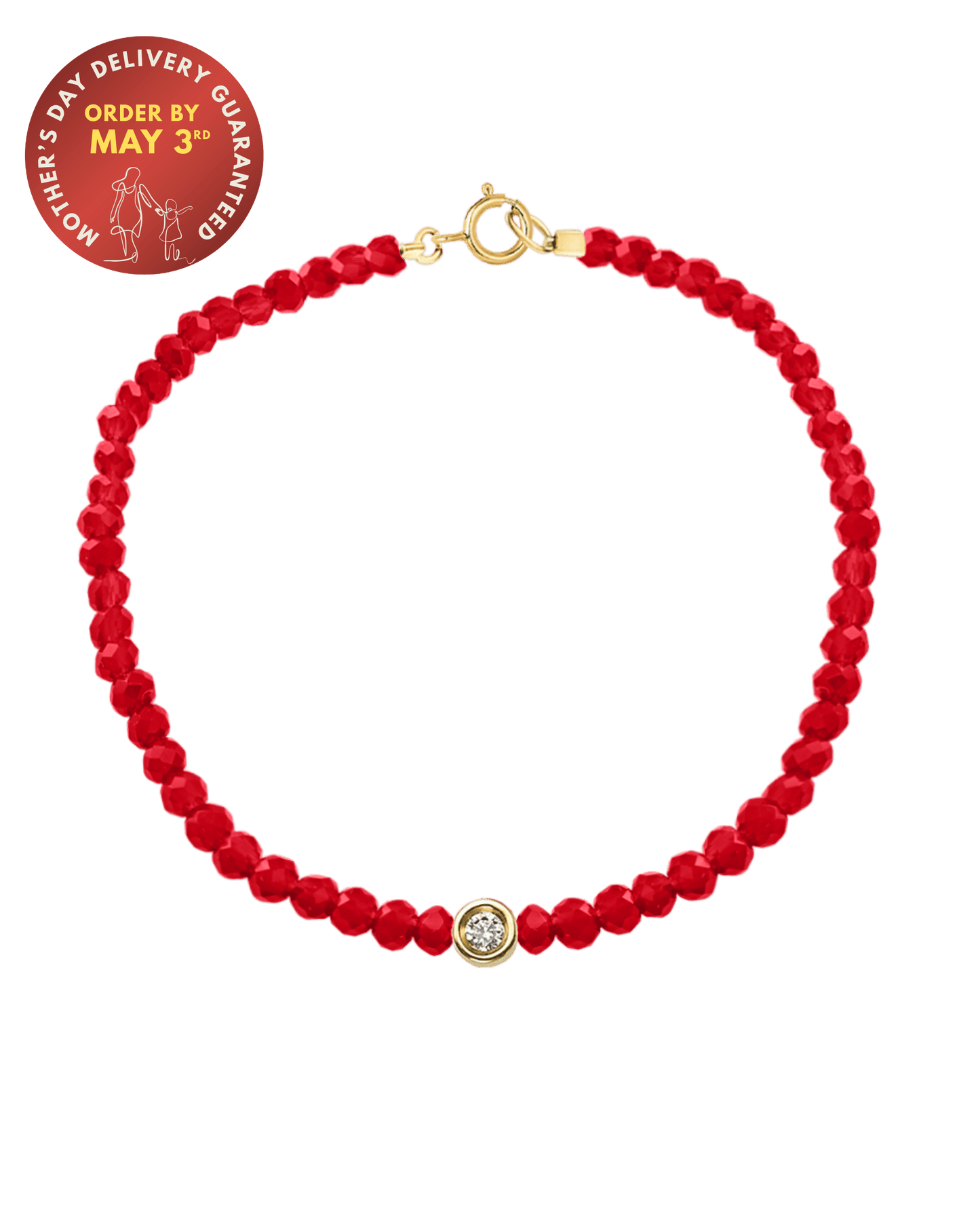 The Gemstone & Diamond Bracelet - 14K Yellow Gold Bracelets magal-dev