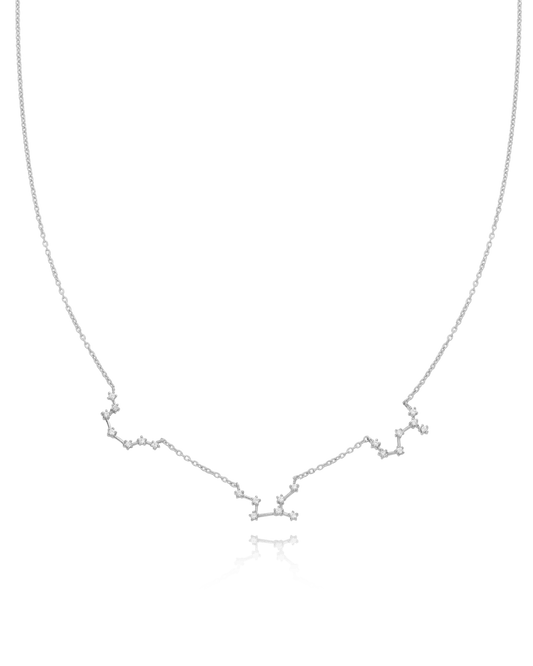 Constellation Necklace with Diamonds - 925 Sterling Silver Necklaces magal-dev 1 Constellation 16"