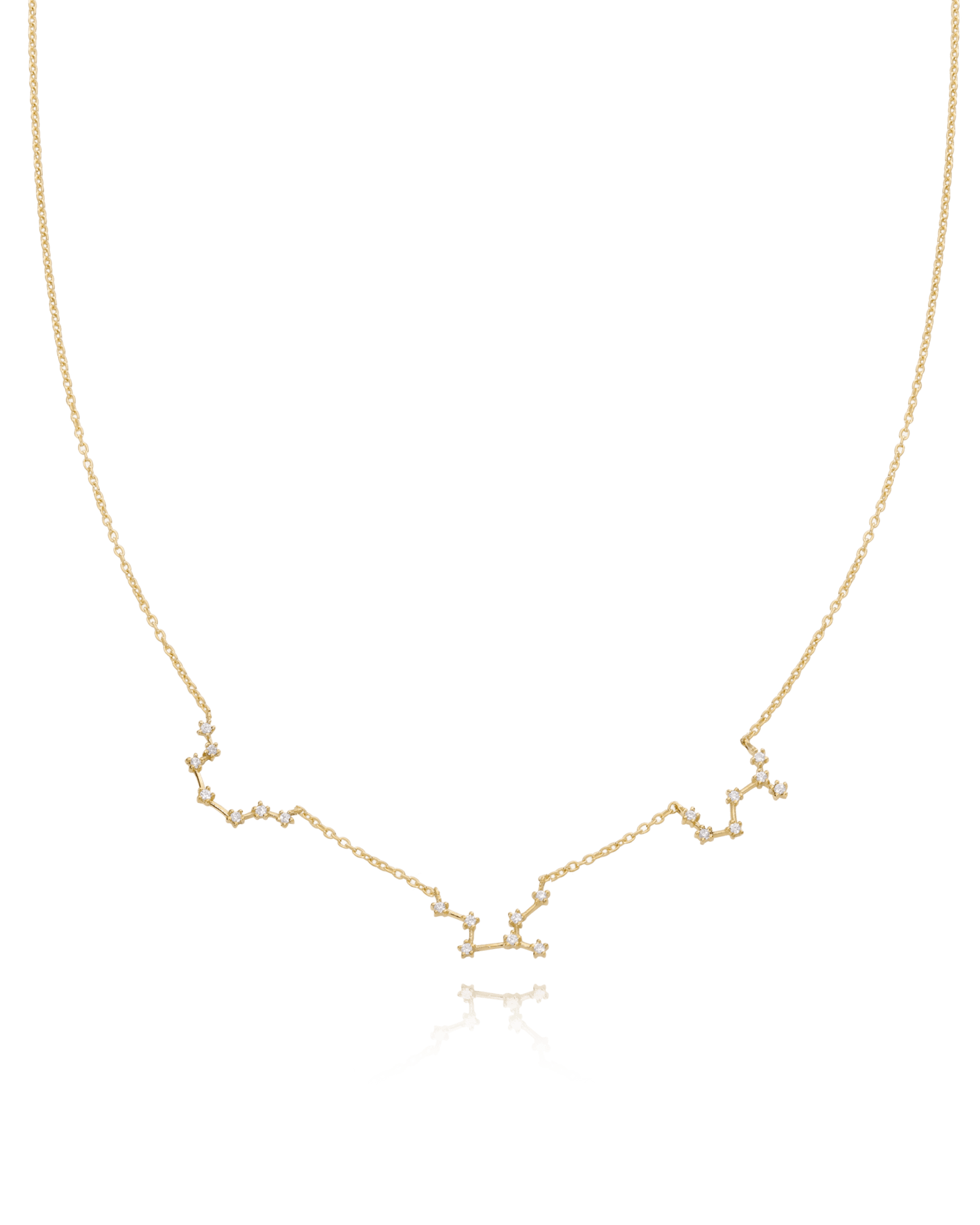 Constellation Necklace with Diamonds - 18K Gold Vermeil Necklaces magal-dev 1 Constellation 16"