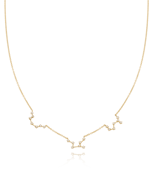 Constellation Necklace with Diamonds - 14K Yellow Gold Necklaces magal-dev 1 Constellation 16"
