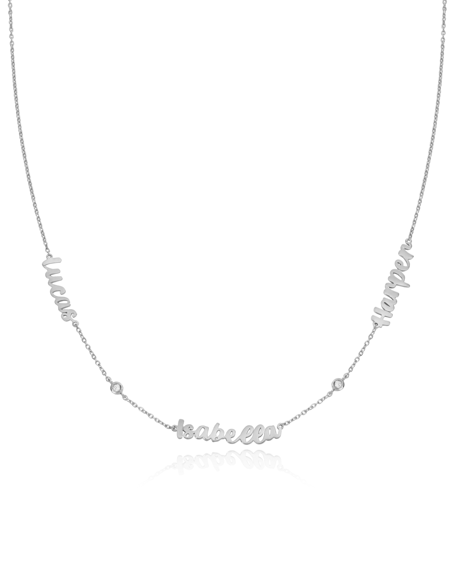 Collier Prénom(s) & Diamants - Or Rose Plaqué 18 carats Necklaces magal-dev