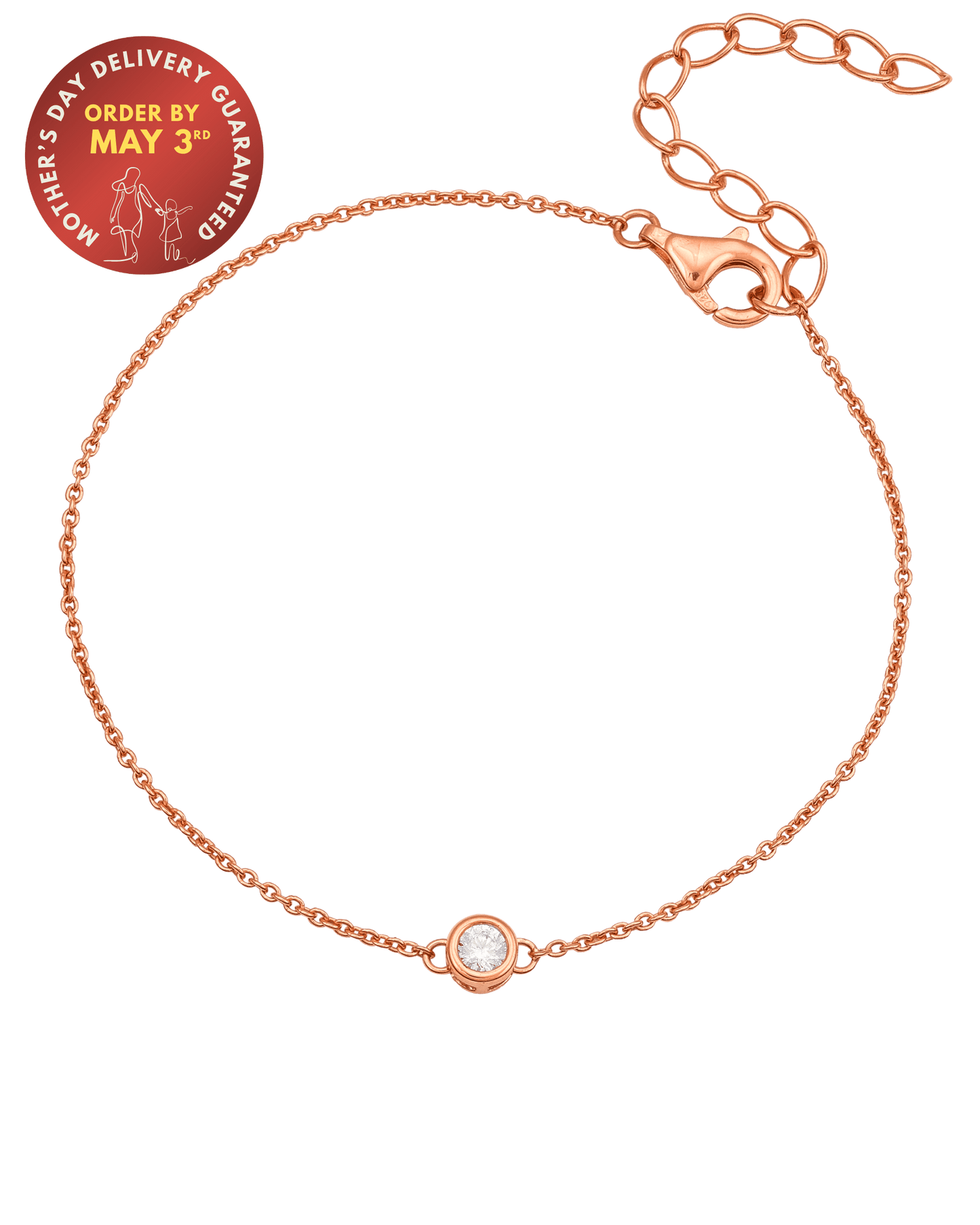 Chain of Love - 18K Rose Vermeil Bracelets magal-dev