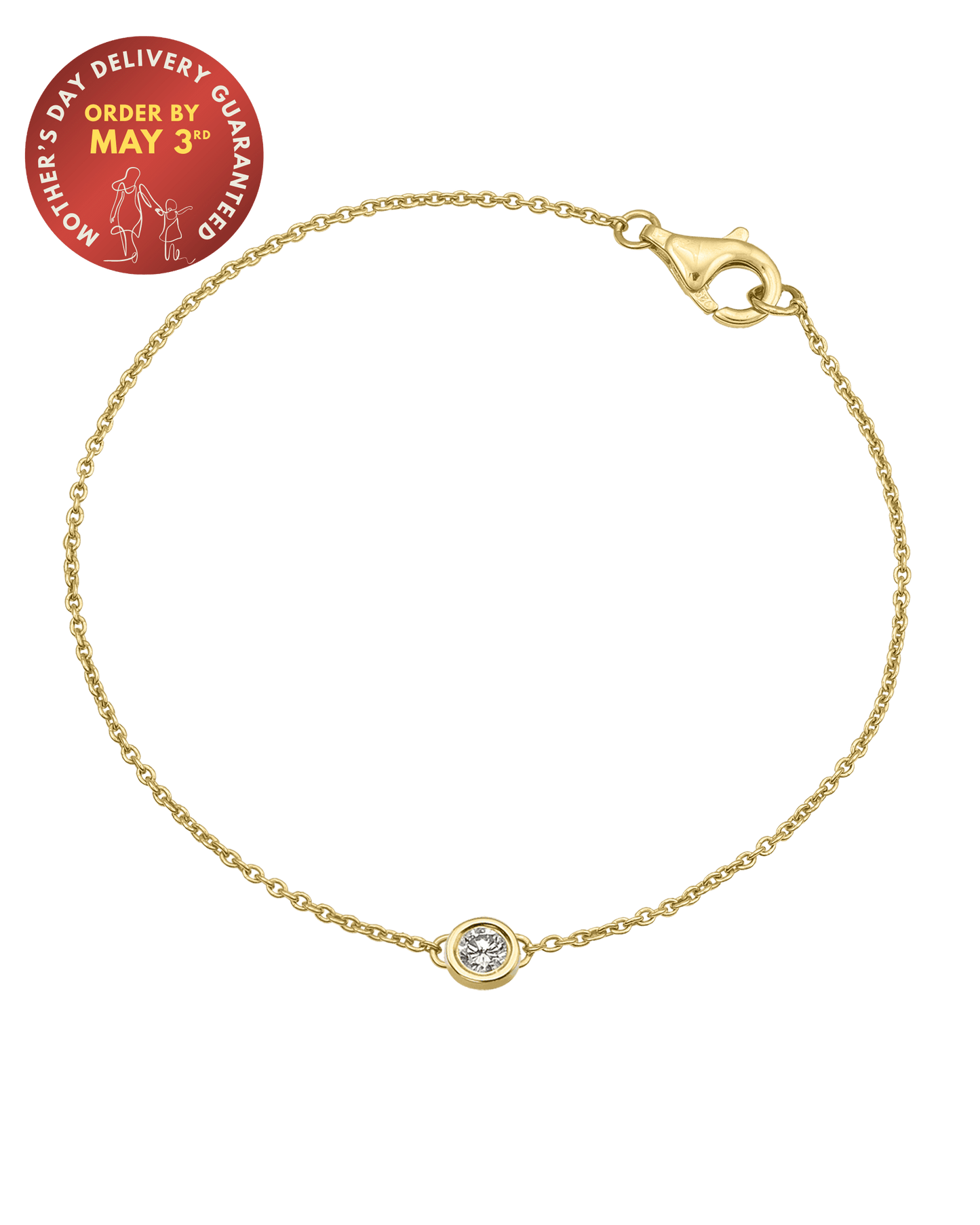 The Chain of Love - 14K Yellow Gold Bracelets magal-dev