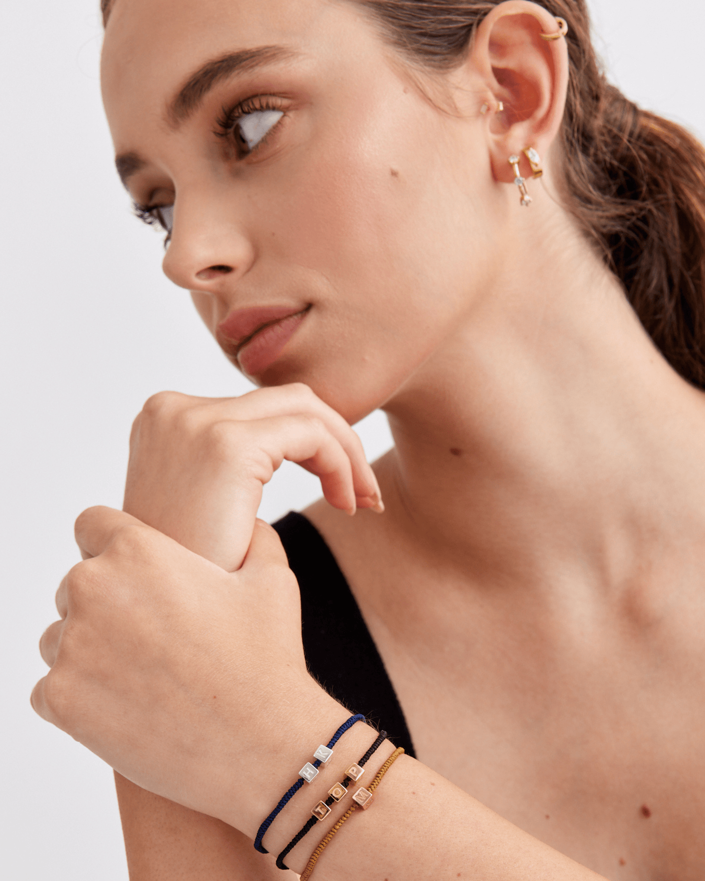 Marquise-Creolen - 14K Gelbgold Earrings magal-dev