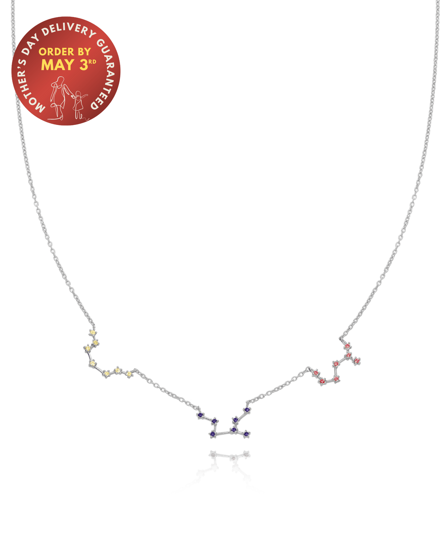 Constellation Birthstone Necklace - 925 Sterling Silver Necklaces magal-dev
