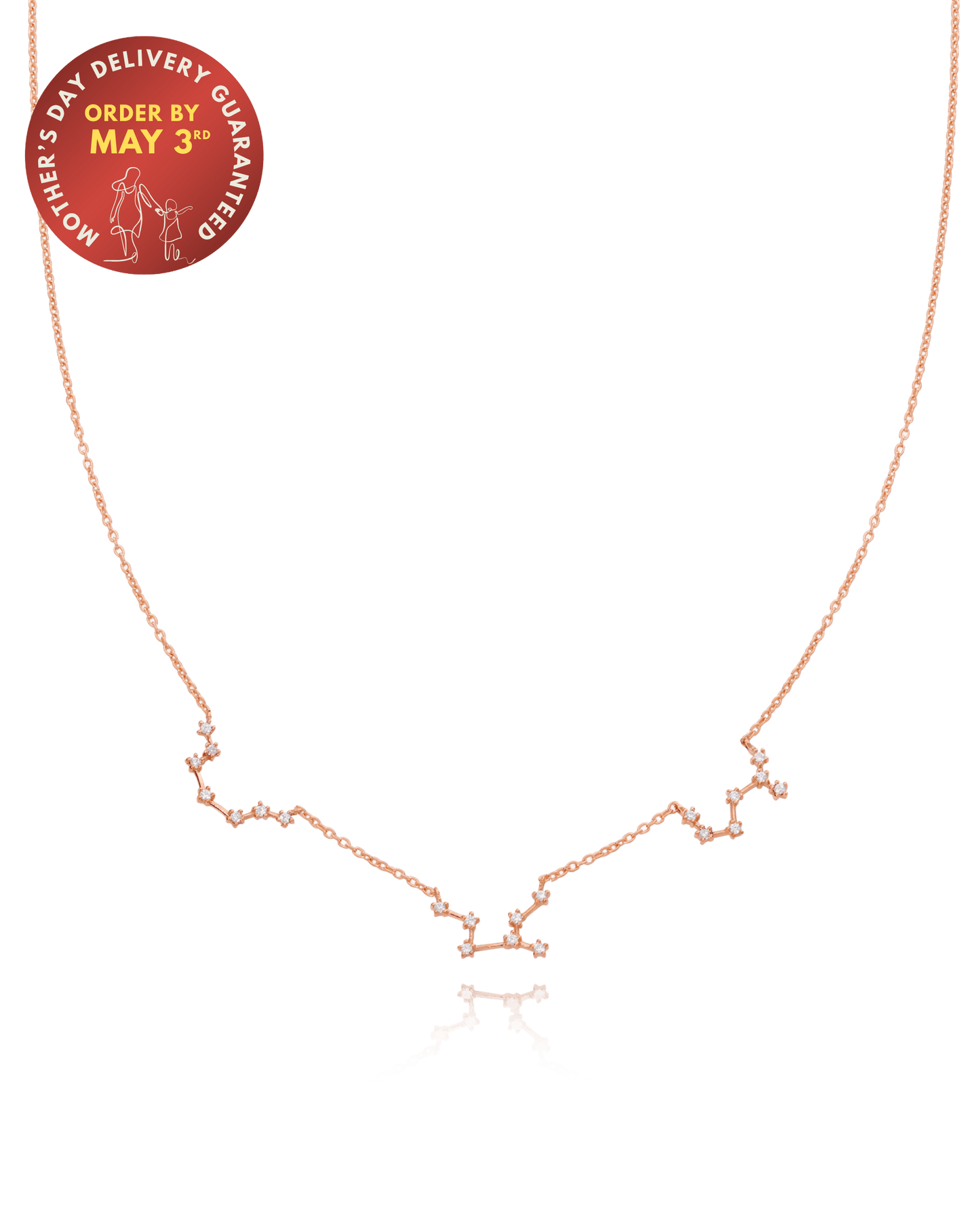 Constellation Necklace - 18K Rose Vermeil Necklaces magal-dev