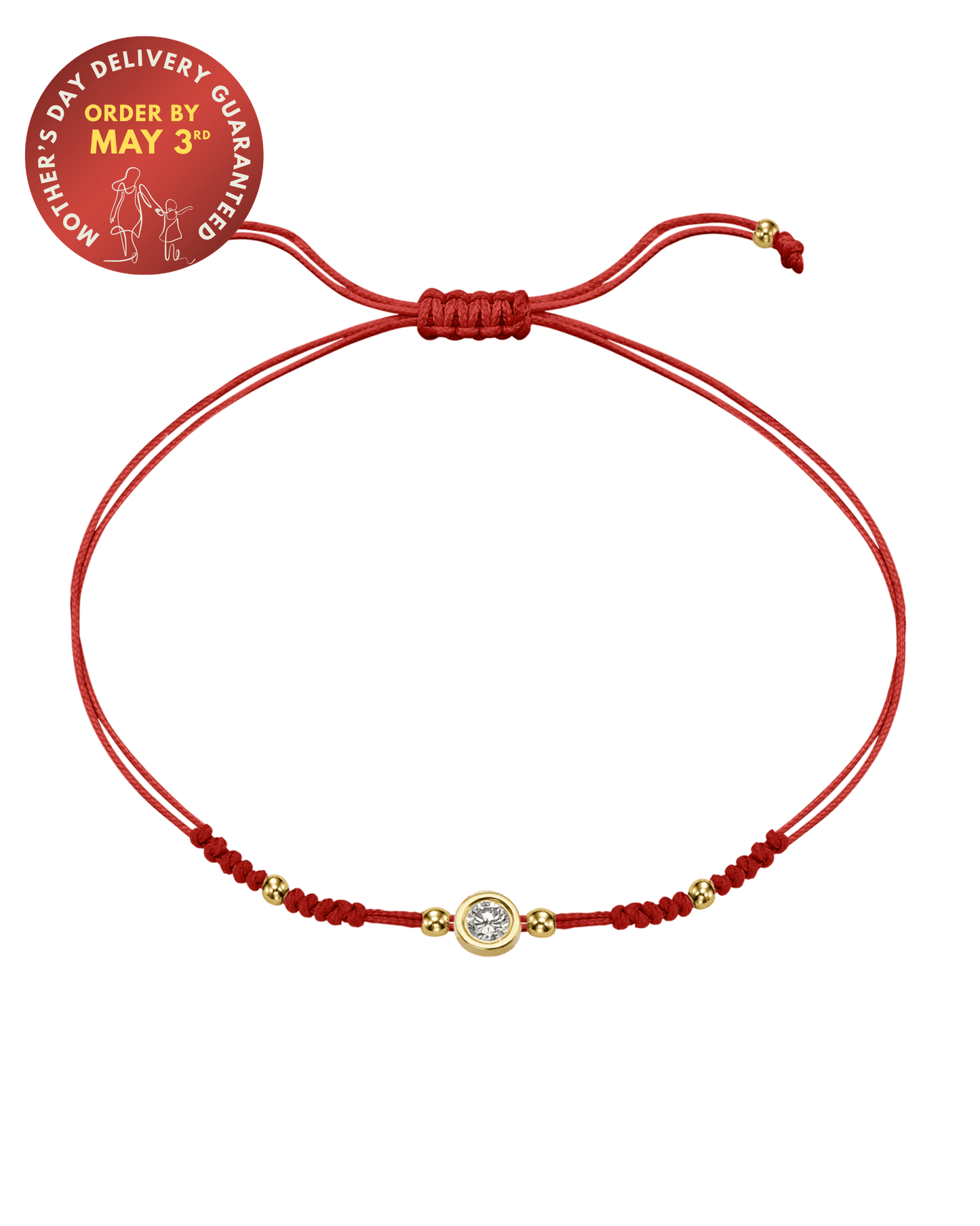 2022 Edit String of Love - 14K Yellow Gold Bracelets 14K Solid Gold