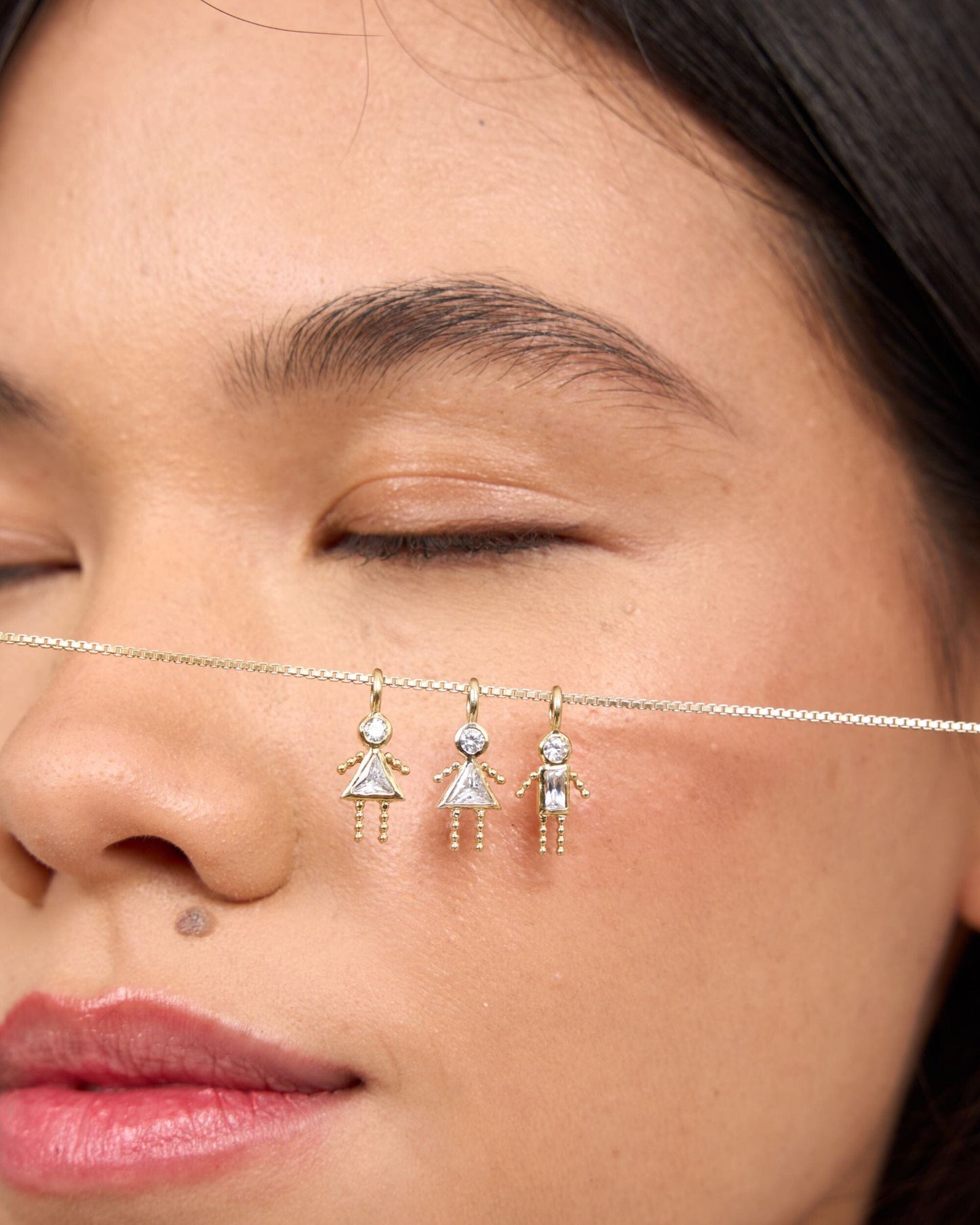 Mini-Me-Halskette - 18K Vergoldetes Necklaces magal-dev