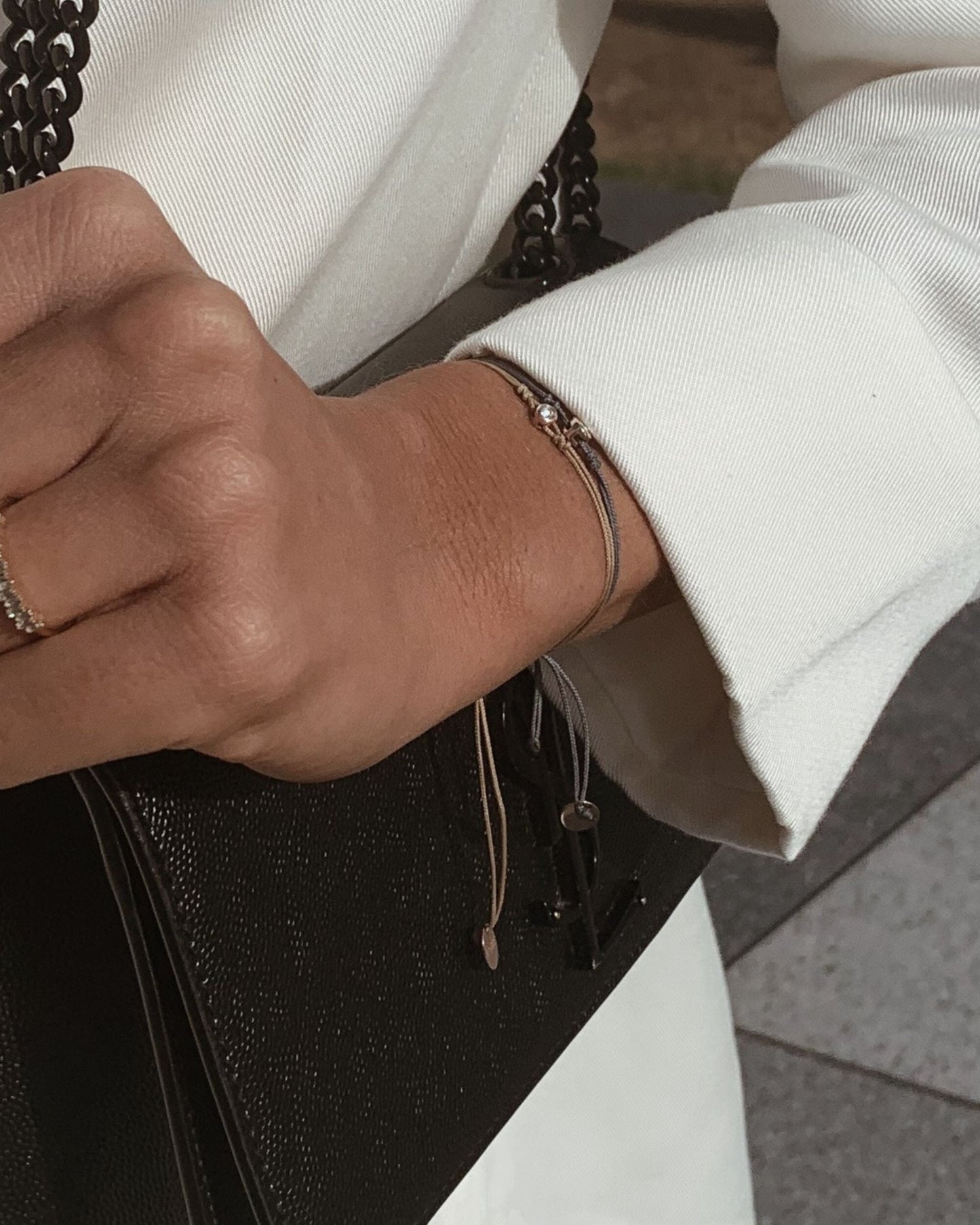 Classic String of Love - 14K Yellow Gold Bracelets magal-dev