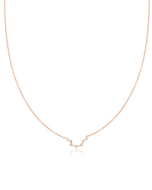 Aquarius Constellation Necklace - 18K Rose Vermeil Necklaces magal-dev 16"