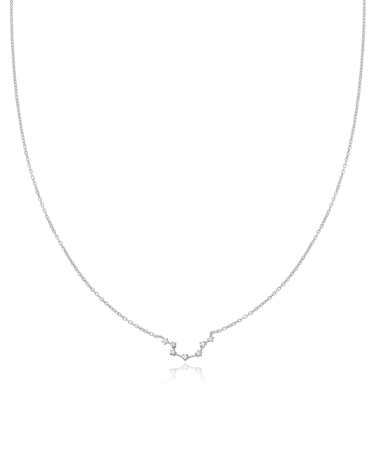 Aquarius Constellation Necklace - 925 Sterling Silver Necklaces magal-dev 16"