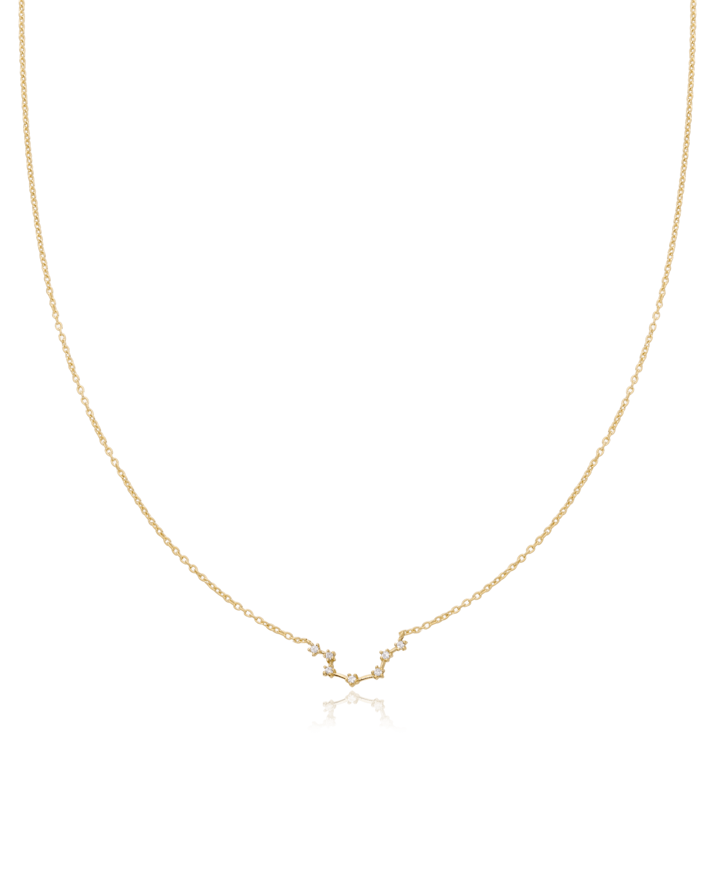 Aquarius Constellation Necklace - 18K Rose Vermeil Necklaces magal-dev