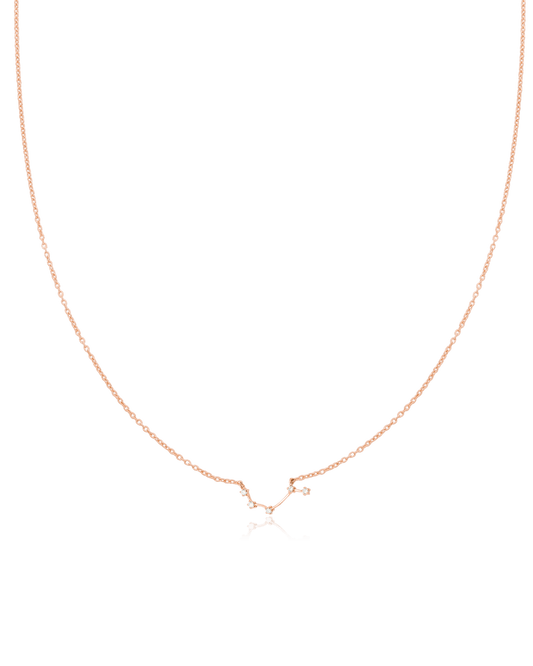 Aries Constellation Necklace - 18K Rose Vermeil Necklaces magal-dev 16"