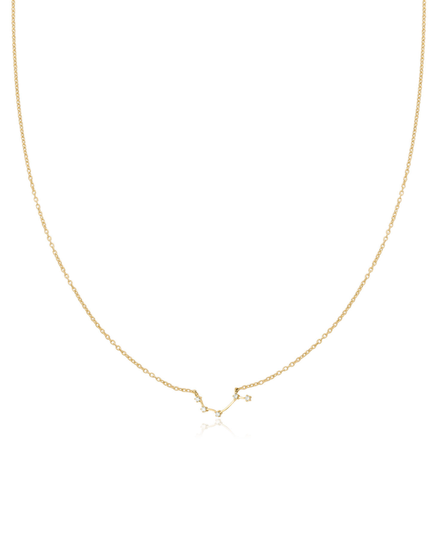 Aries Constellation Necklace - 18K Gold Vermeil Necklaces magal-dev 16"