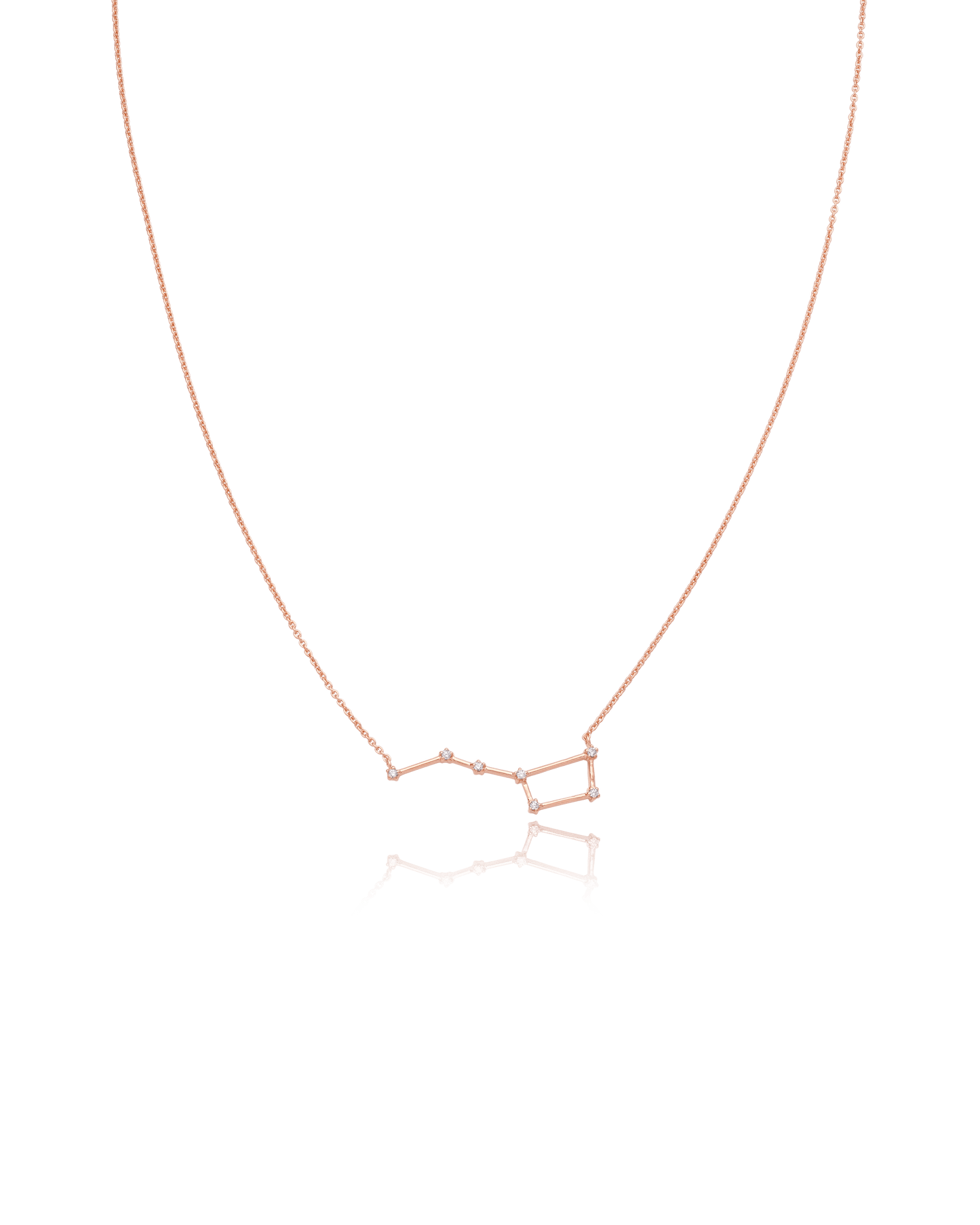 Ursa Major Constellation Necklace - 18K Rose Vermeil Necklaces magal-dev Big Dipper 16"
