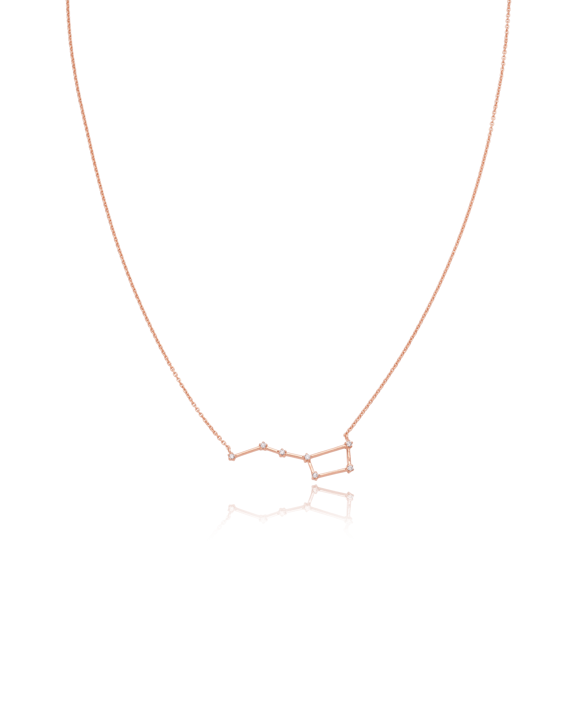 Ursa Major Constellation Necklace - 18K Rose Vermeil Necklaces magal-dev Big Dipper 16"