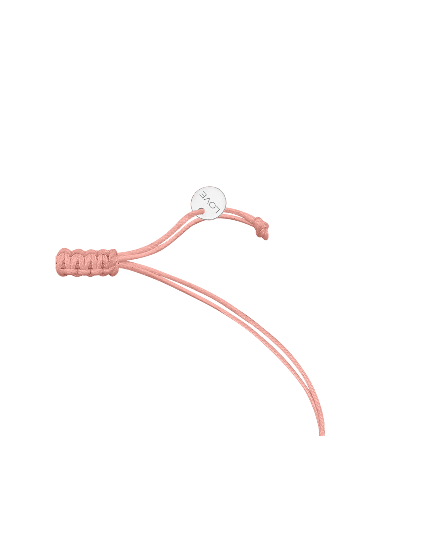 Pink : The Classic String of Love - 14K White Gold Bracelets magal-dev