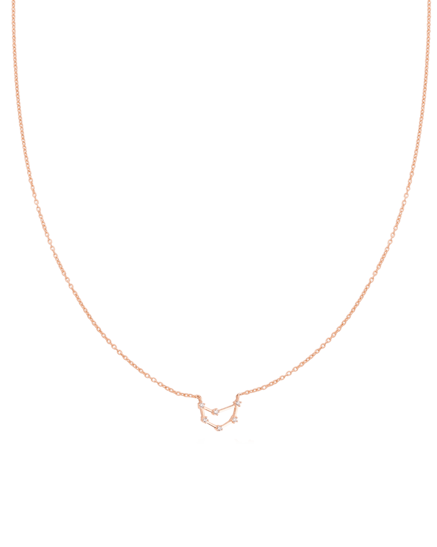 Capricorn Constellation Necklace - 18K Rose Vermeil Necklaces magal-dev 16"