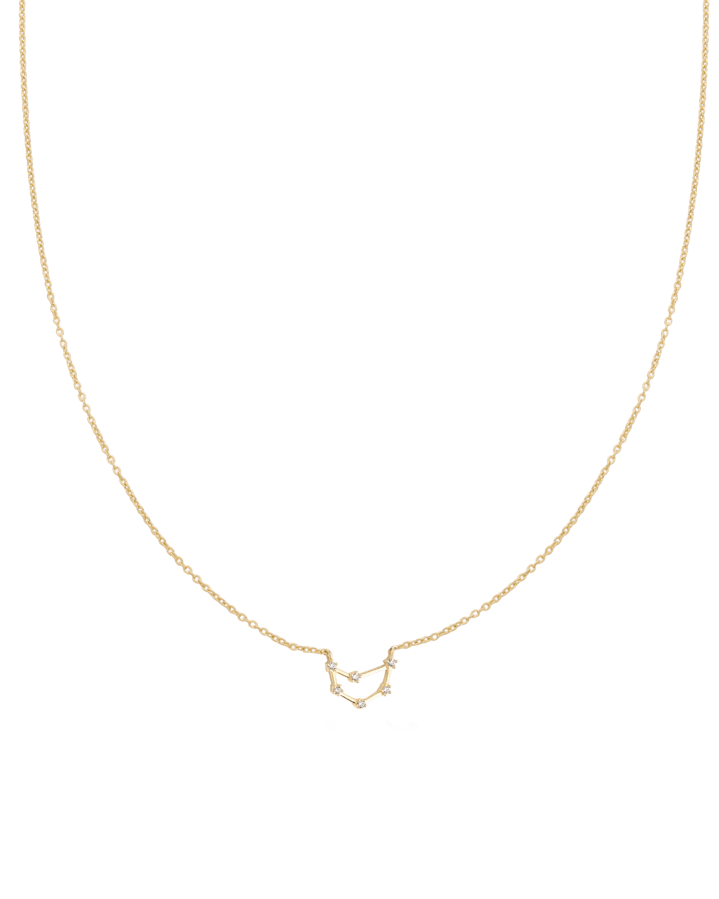 Capricorn Constellation Necklace - 18K Gold Vermeil Necklaces magal-dev 16"