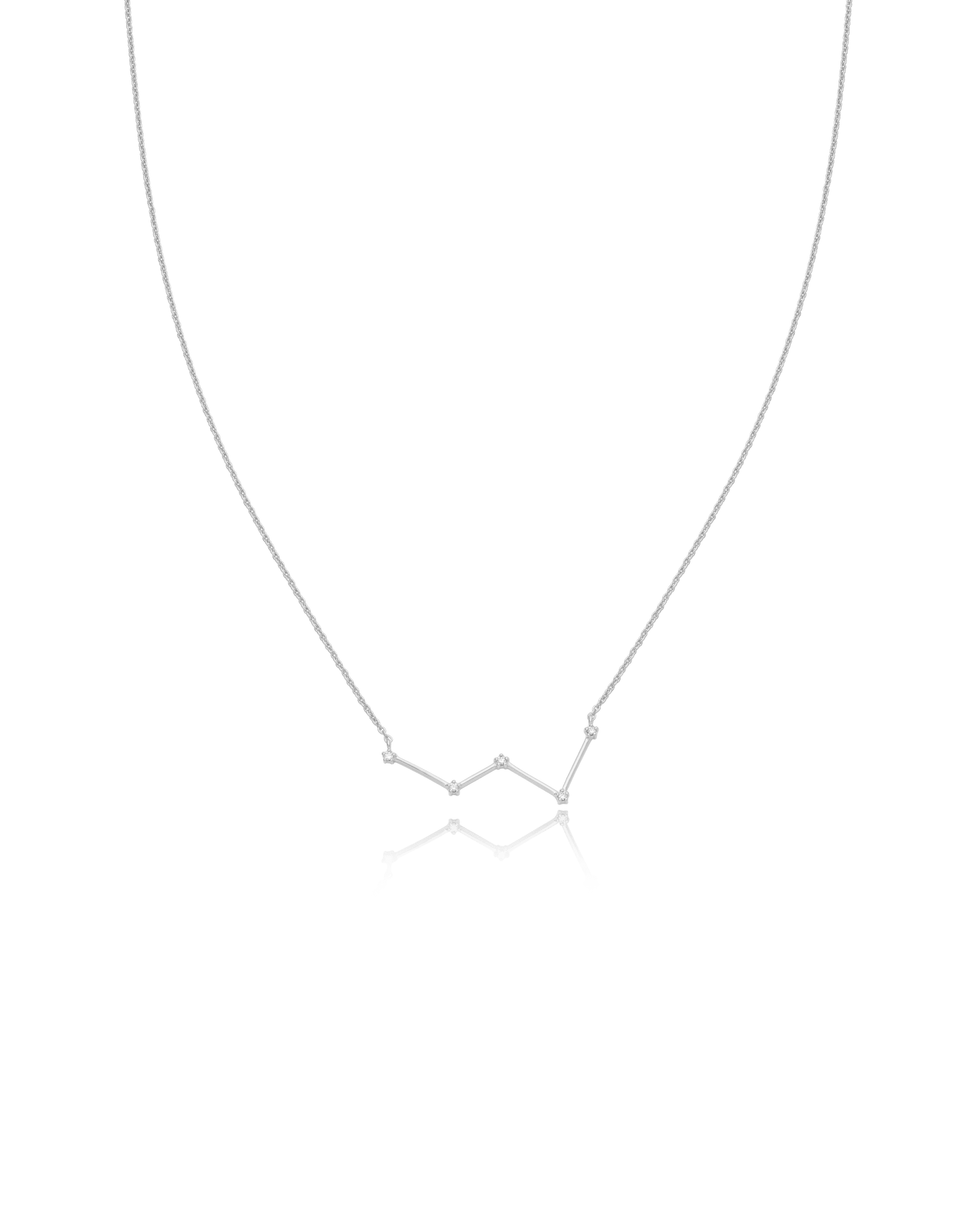 Ursa Major Constellation Necklace - 925 Sterling Silver Necklaces magal-dev Cassiopeia 16"