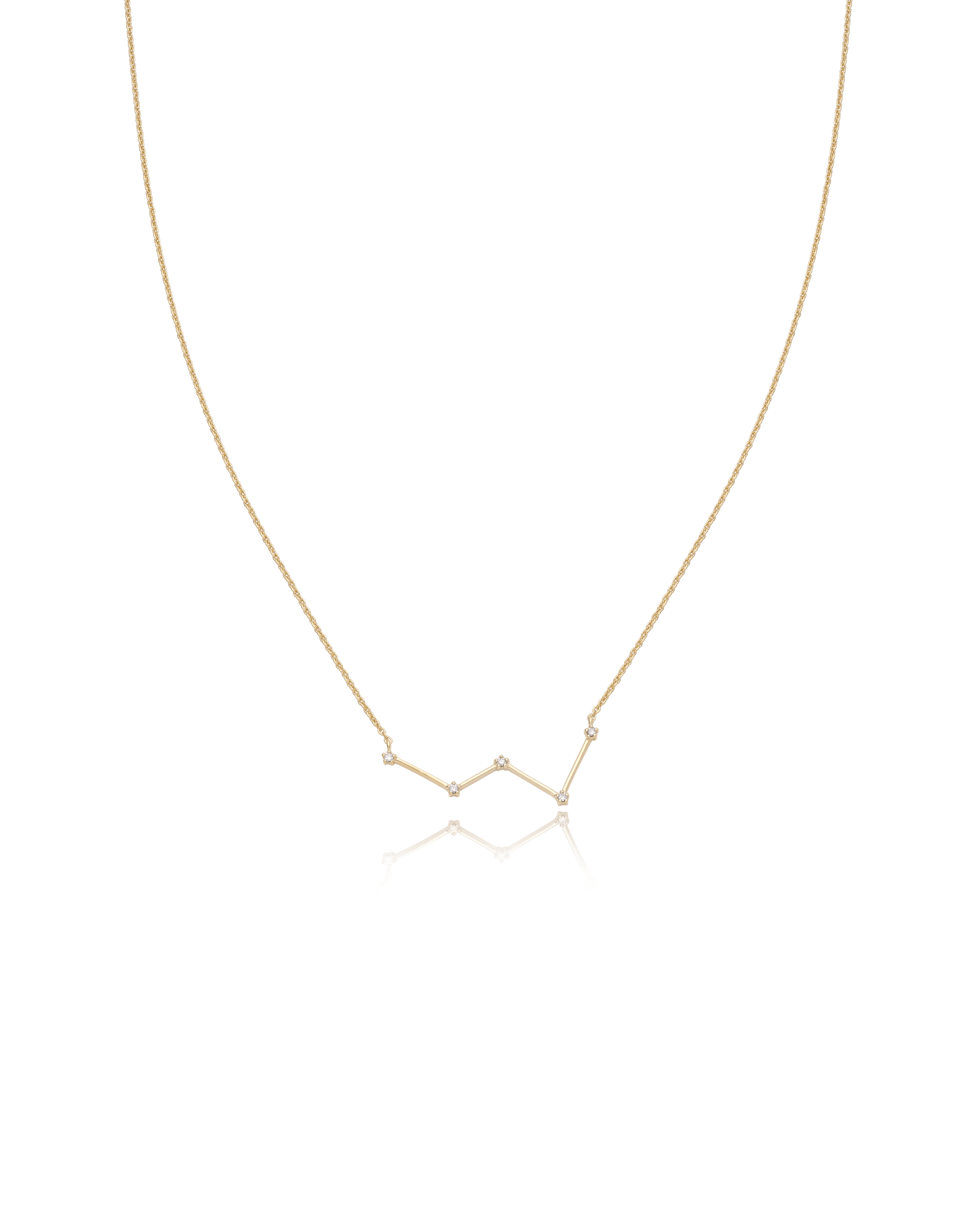 Ursa Major Constellation Necklace - 18K Gold Vermeil Necklaces magal-dev Cassiopeia 16"