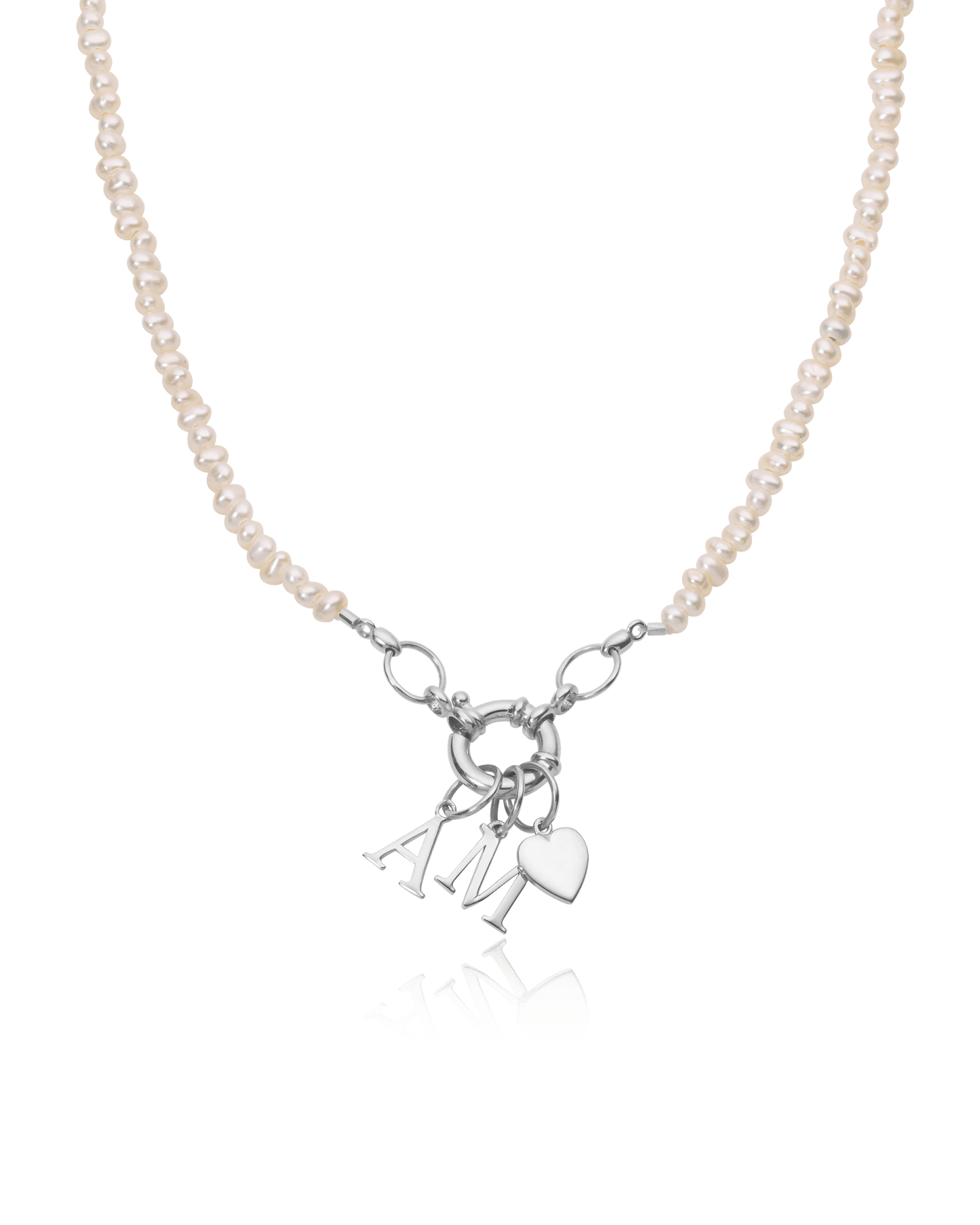 Collier Pendentif Cadenas - Argent 925 Necklaces magal-dev Perle 1 Pendentif 40cm