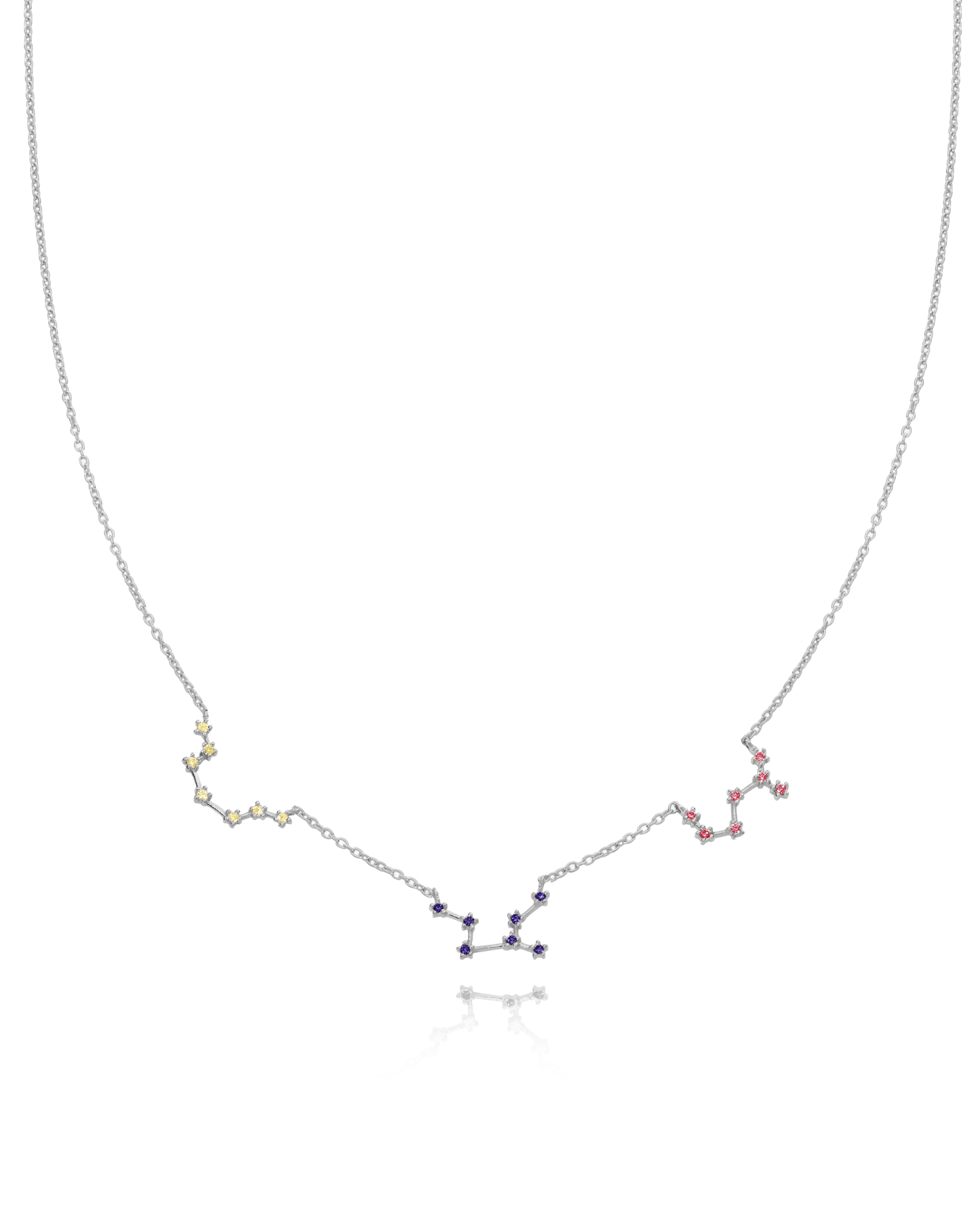 Constellation Birthstone Necklace - 925 Sterling Silver Necklaces magal-dev 1 Constellation 16"
