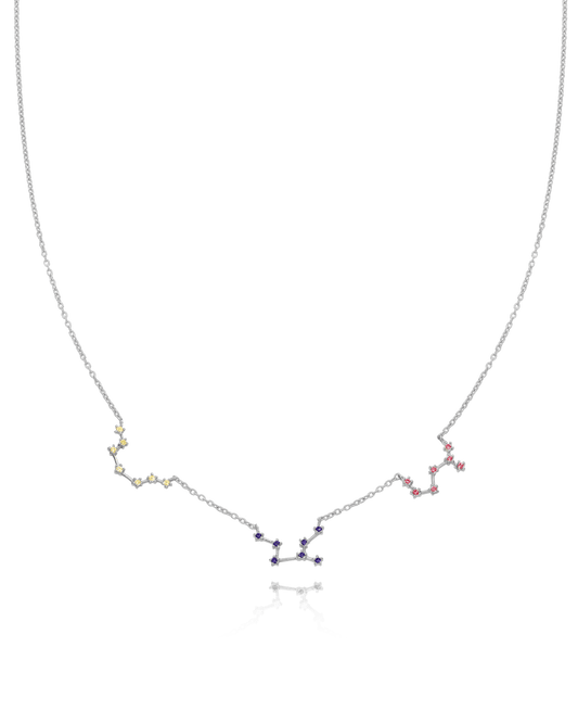 Constellation Birthstone Necklace - 925 Sterling Silver Necklaces magal-dev 1 Constellation 16"