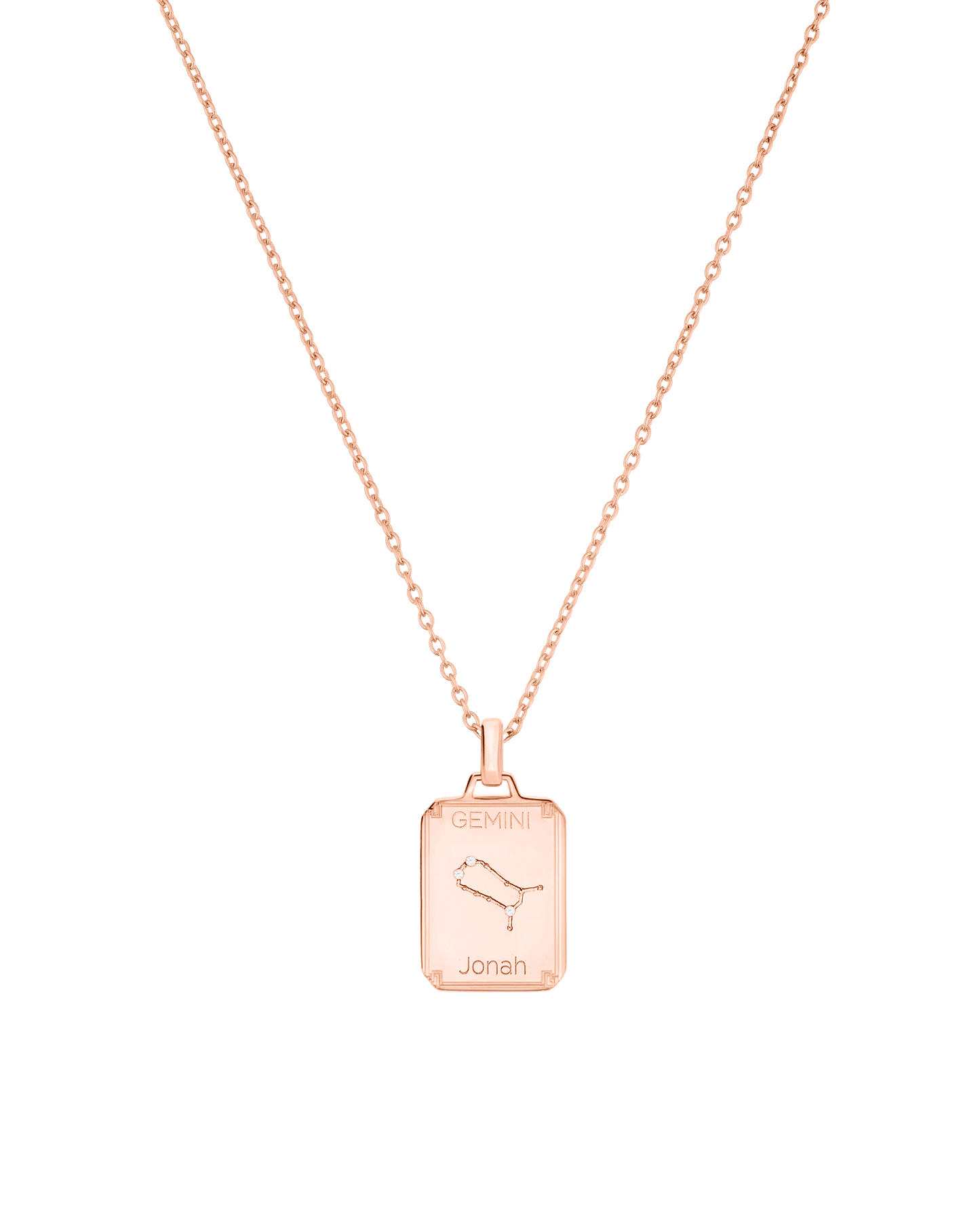 The Constellation Name Plate Necklace - 925 Sterling Silver Necklaces magal-dev