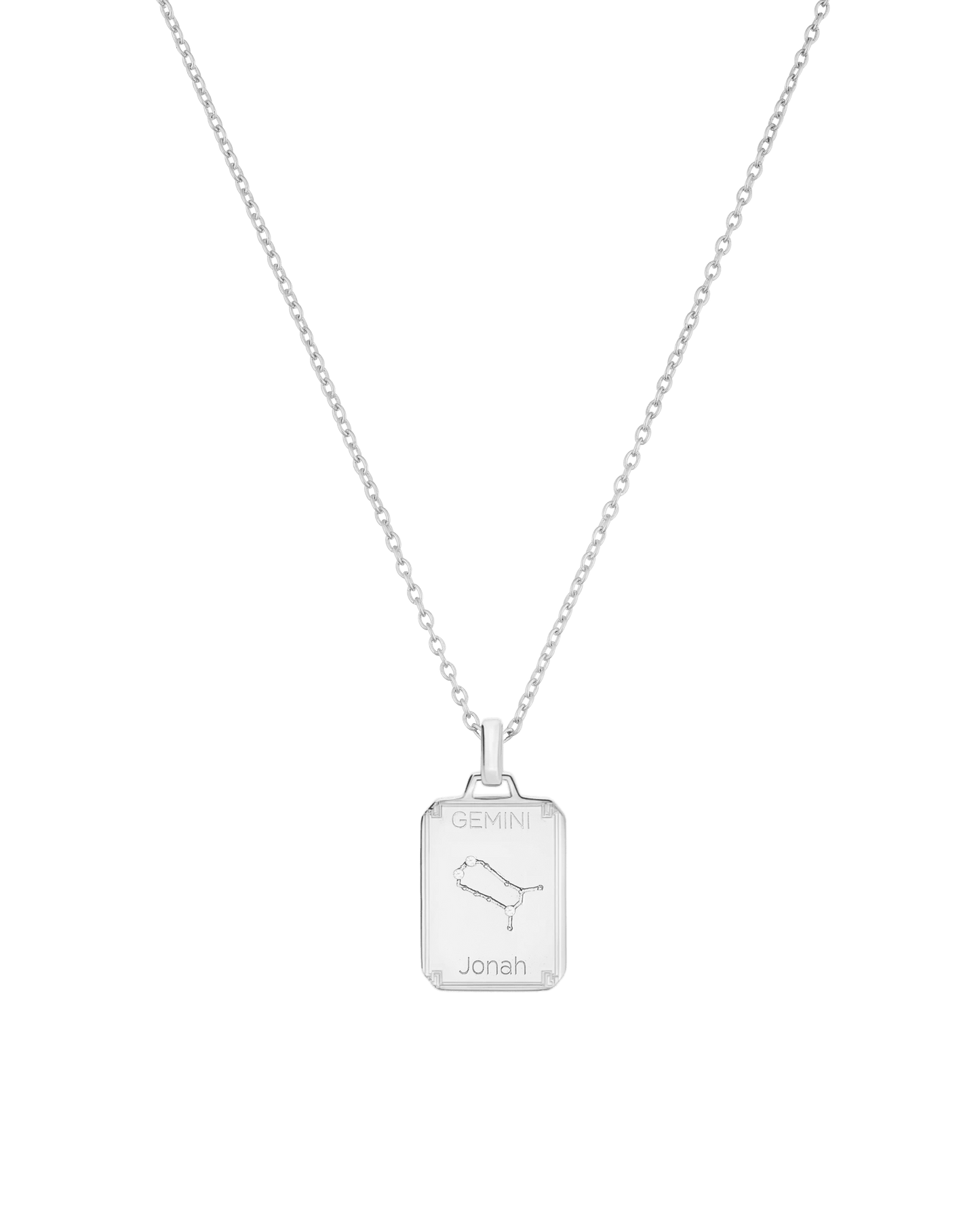 The Constellation Name Plate Necklace - 18K Gold Vermeil Necklaces magal-dev