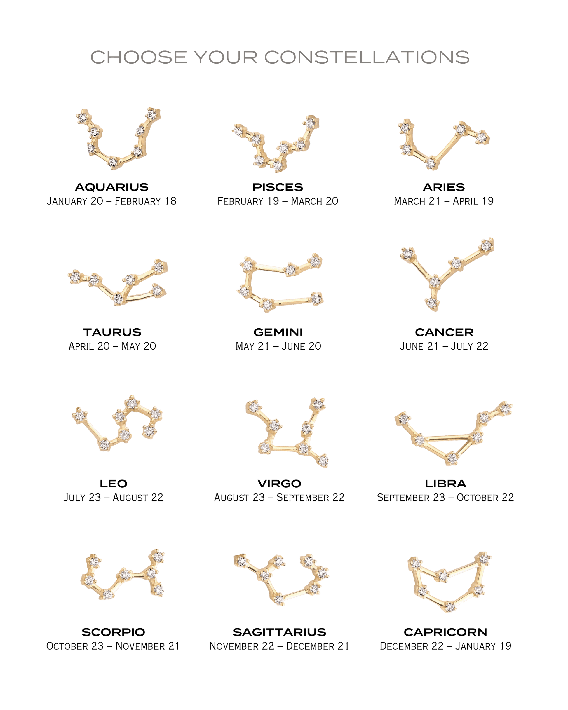 The Constellation Necklace - 18K Rose Vermeil Necklaces magal-dev