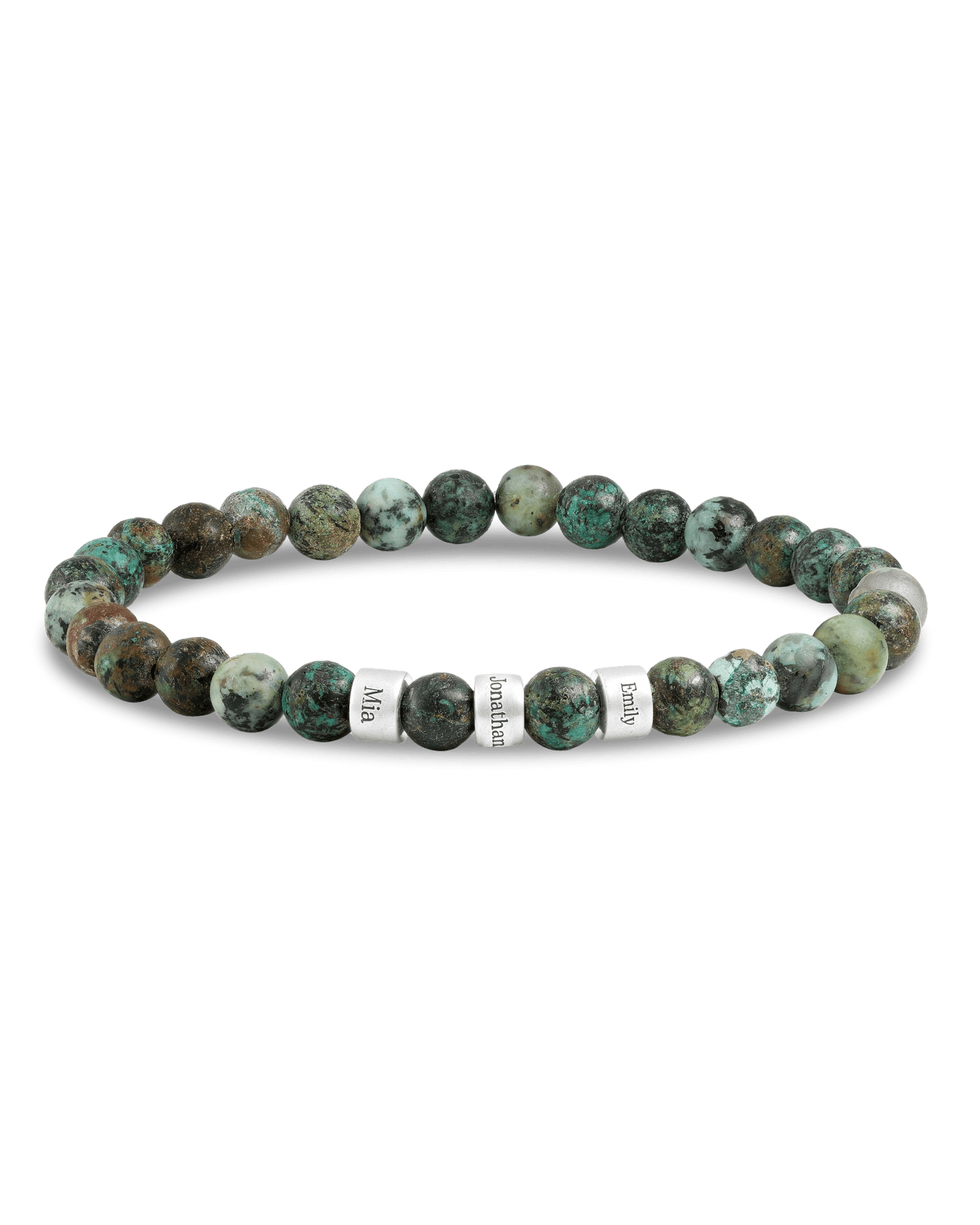 Dad's Legacy Beads Bracelet w/ Picasso Jasper Stones - 18K Gold Vermeil Bracelets magal-dev