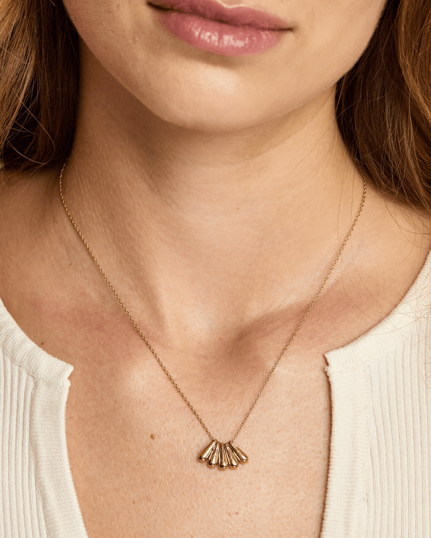 Collier Goutte Initiale - Or Jaune Plaqué 18 carats Necklaces magal-dev