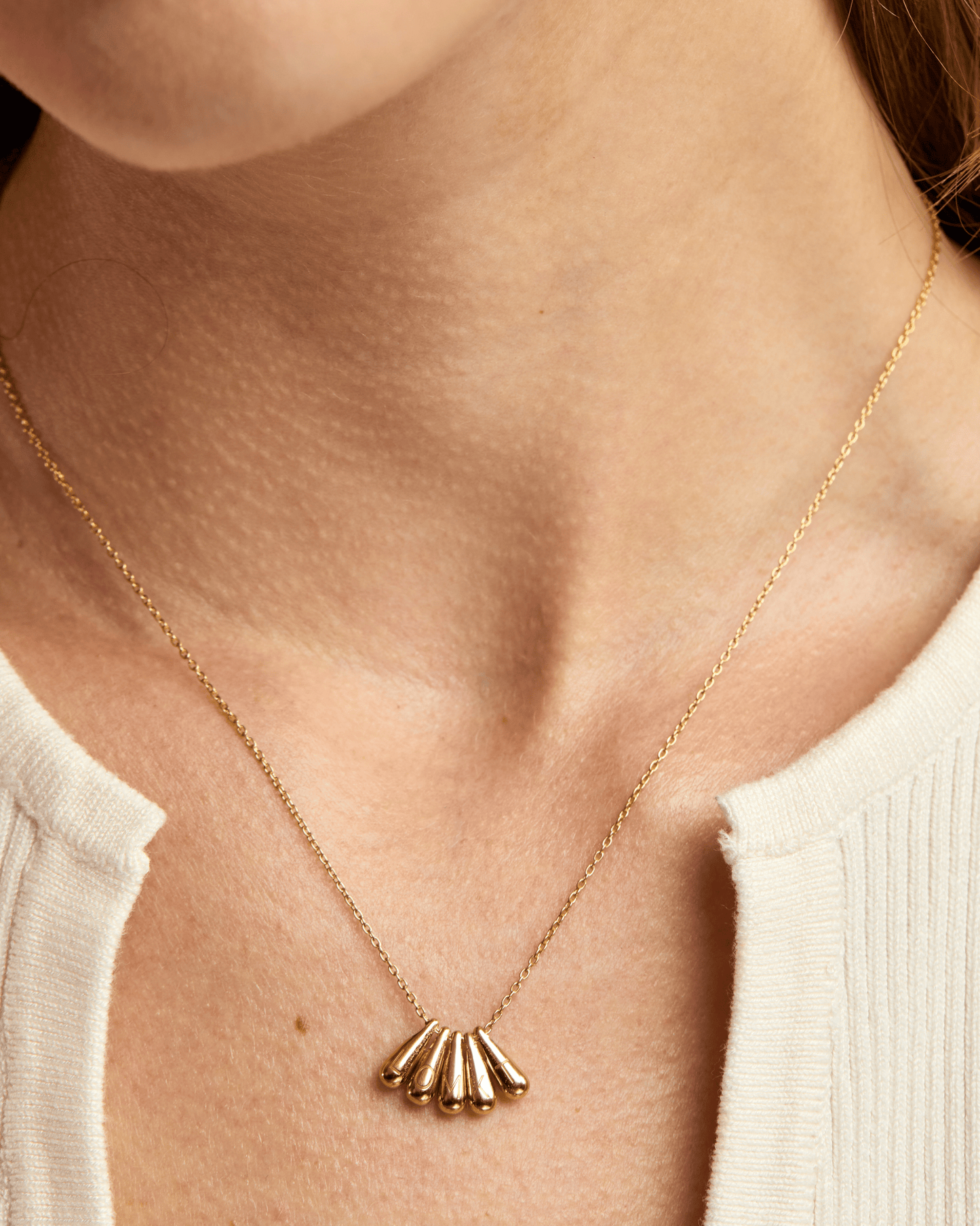 Drop Initial Necklace - 925 Sterling Silver Necklaces magal-dev