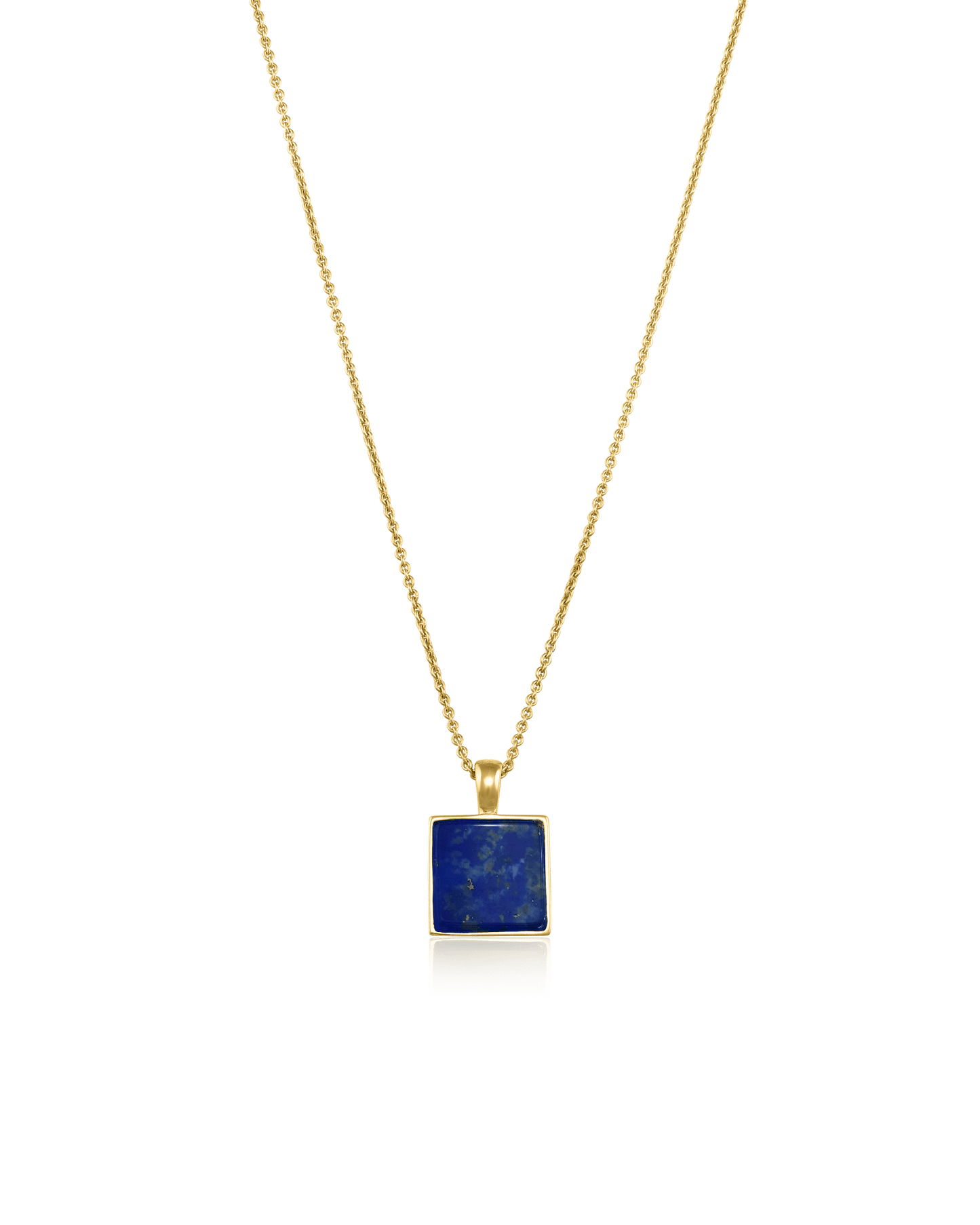El Dorado Necklace - 18K Gold Vermeil Necklaces magal-dev Blue Lapis 22"
