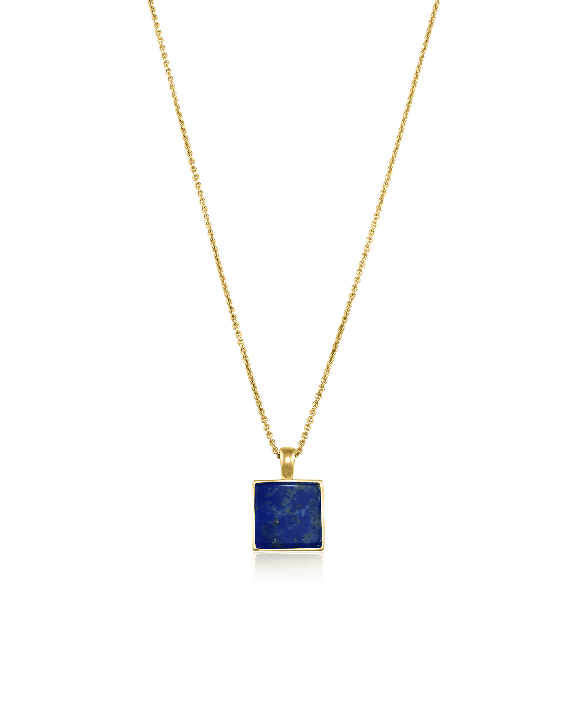 El Dorado Necklace - 18K Gold Vermeil Necklaces magal-dev Blue Lapis 22"