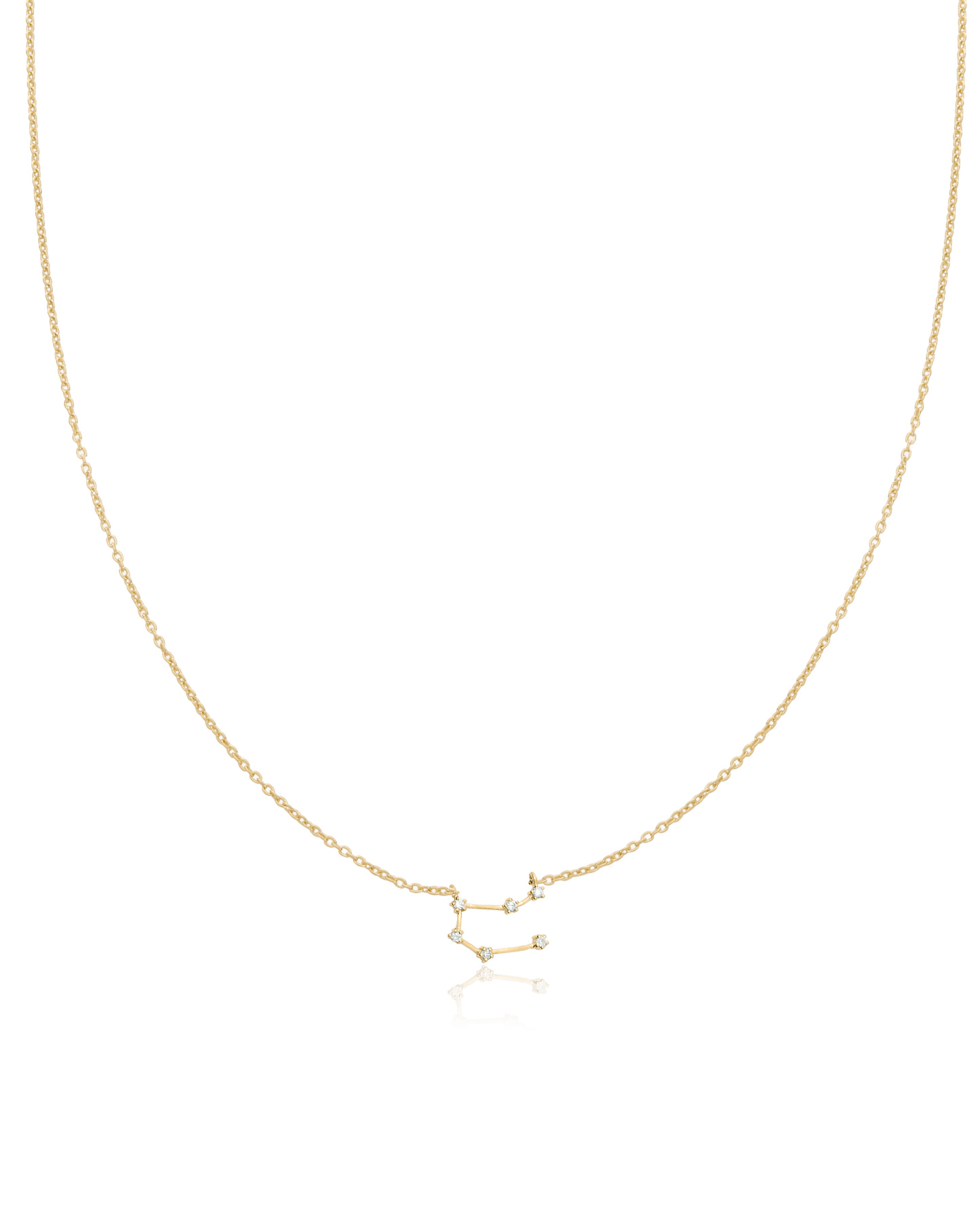 Gemini Constellation Necklace - 18K Gold Vermeil Necklaces magal-dev 16"